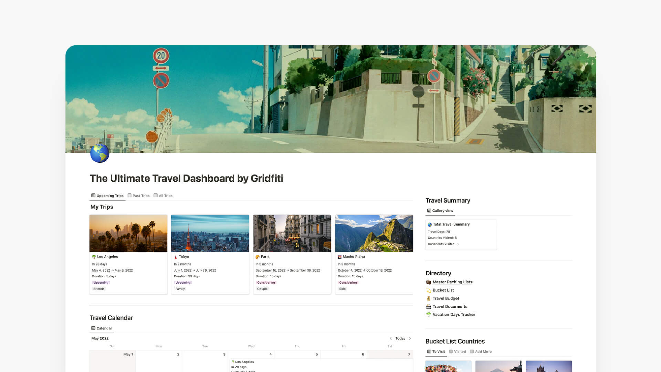 Best Notion Travel Planner Templates