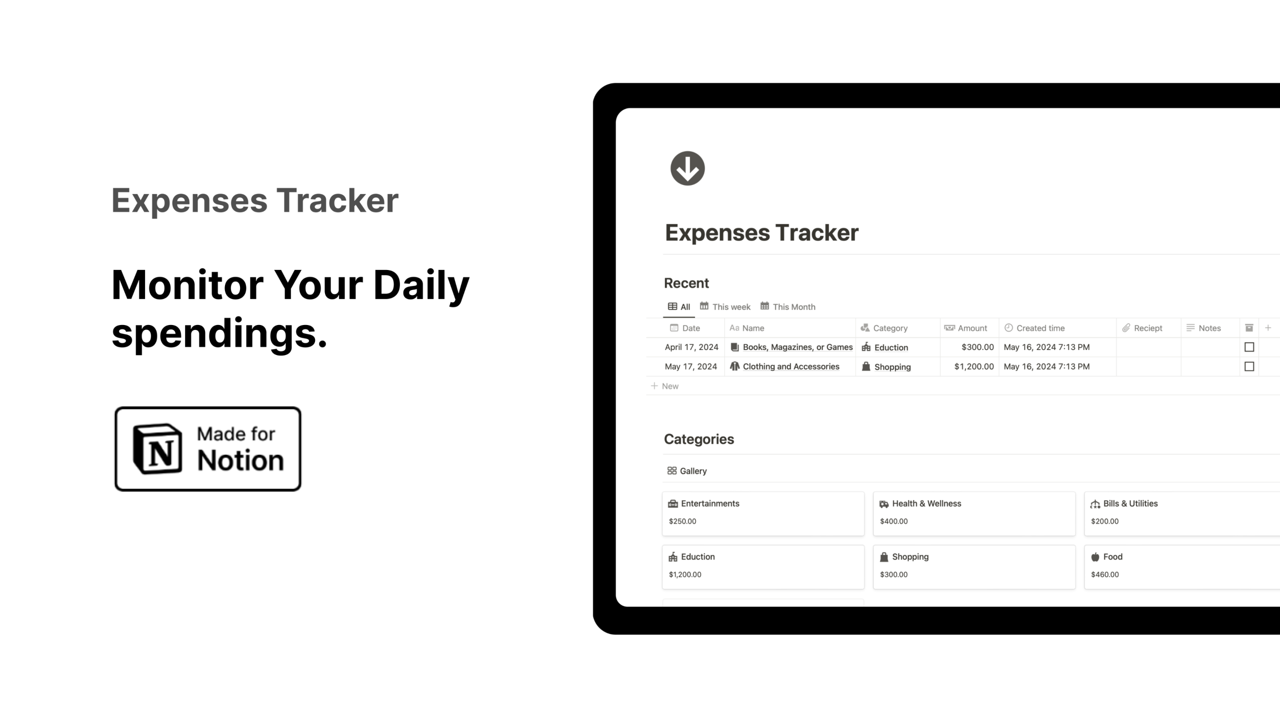 Best Notion Expense Tracker Templates