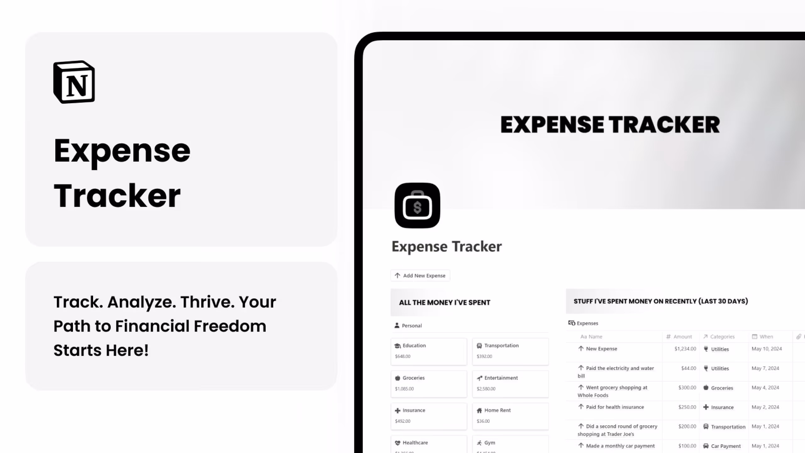 Best Notion Expense Tracker Templates