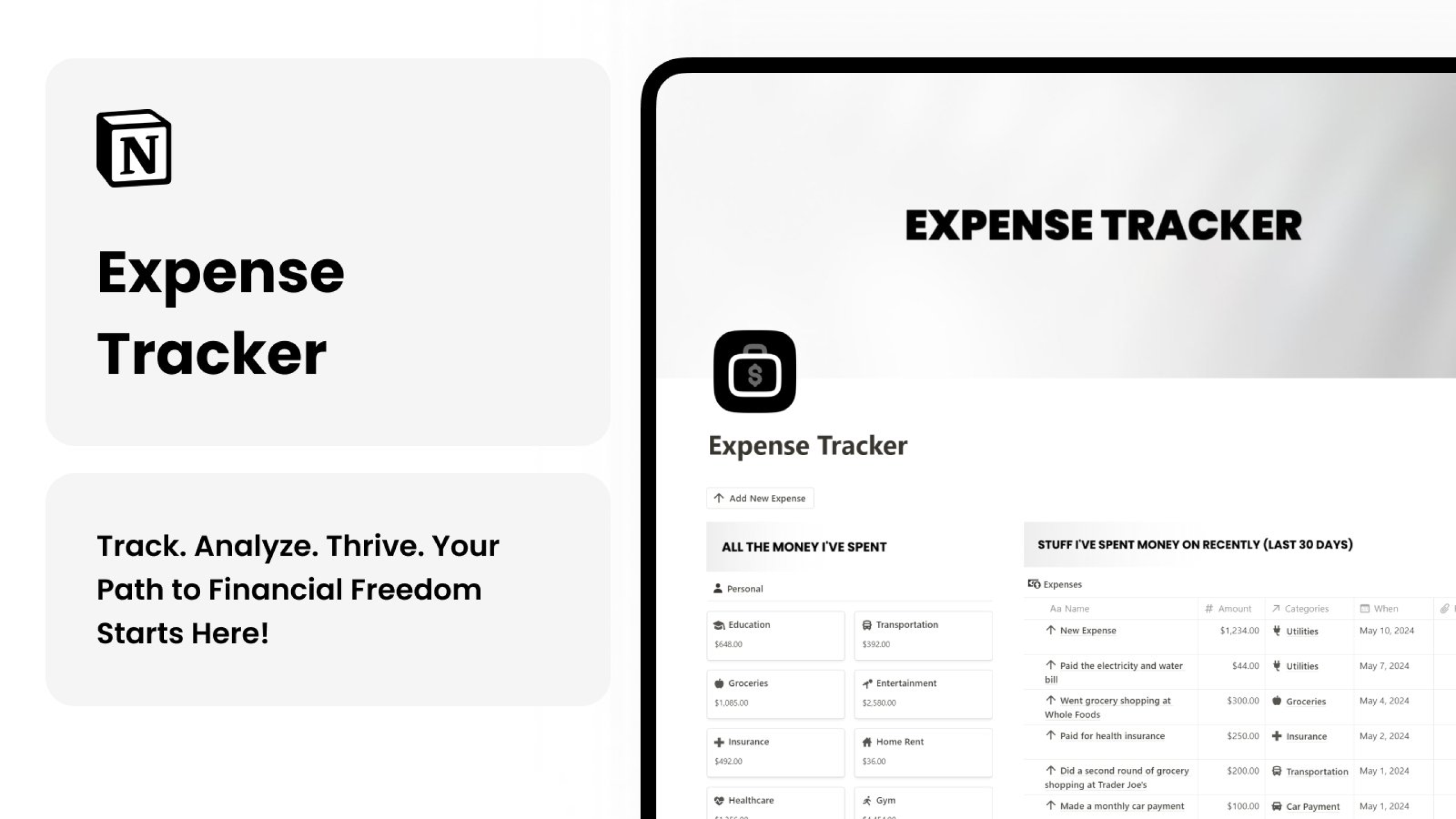 Best Notion Expense Tracker Templates