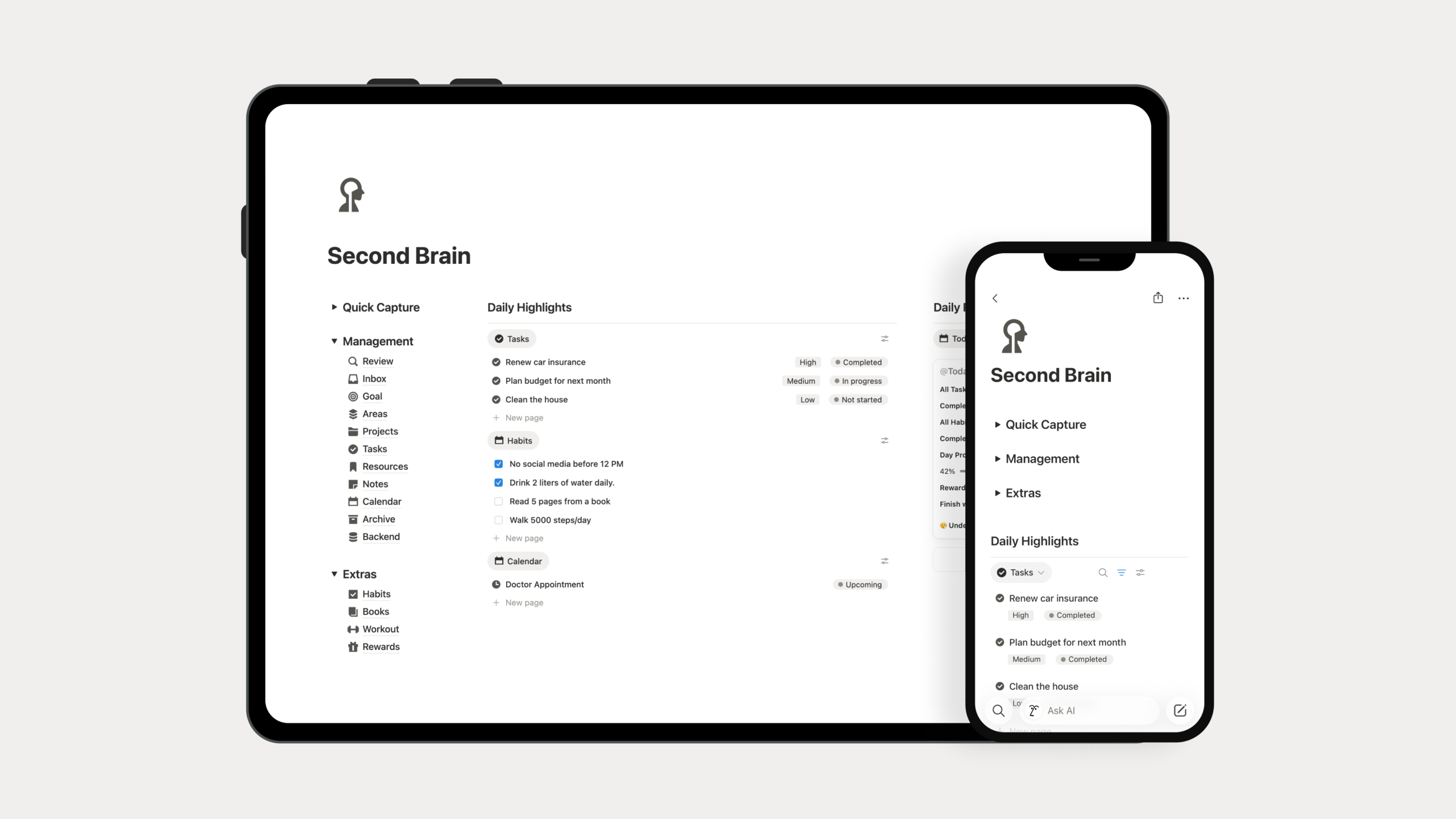 Best Notion Goals Tracker Templates