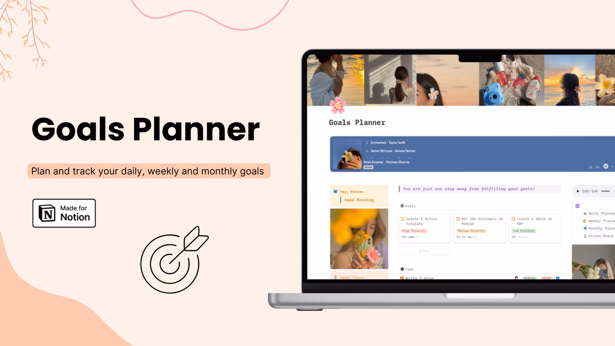 Best Notion Goals Tracker Templates