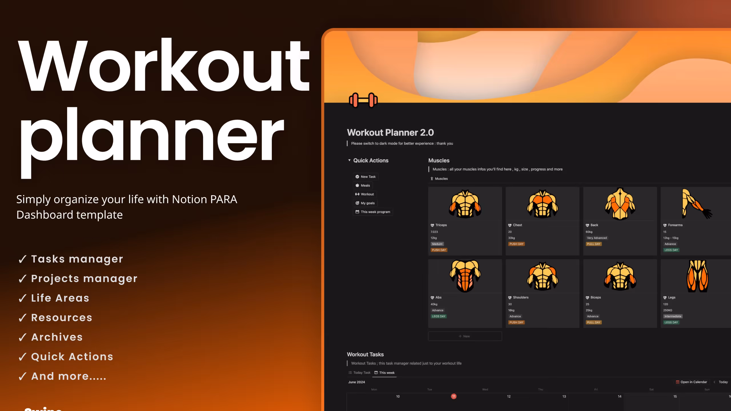 Best Notion Workout Tracker Templates