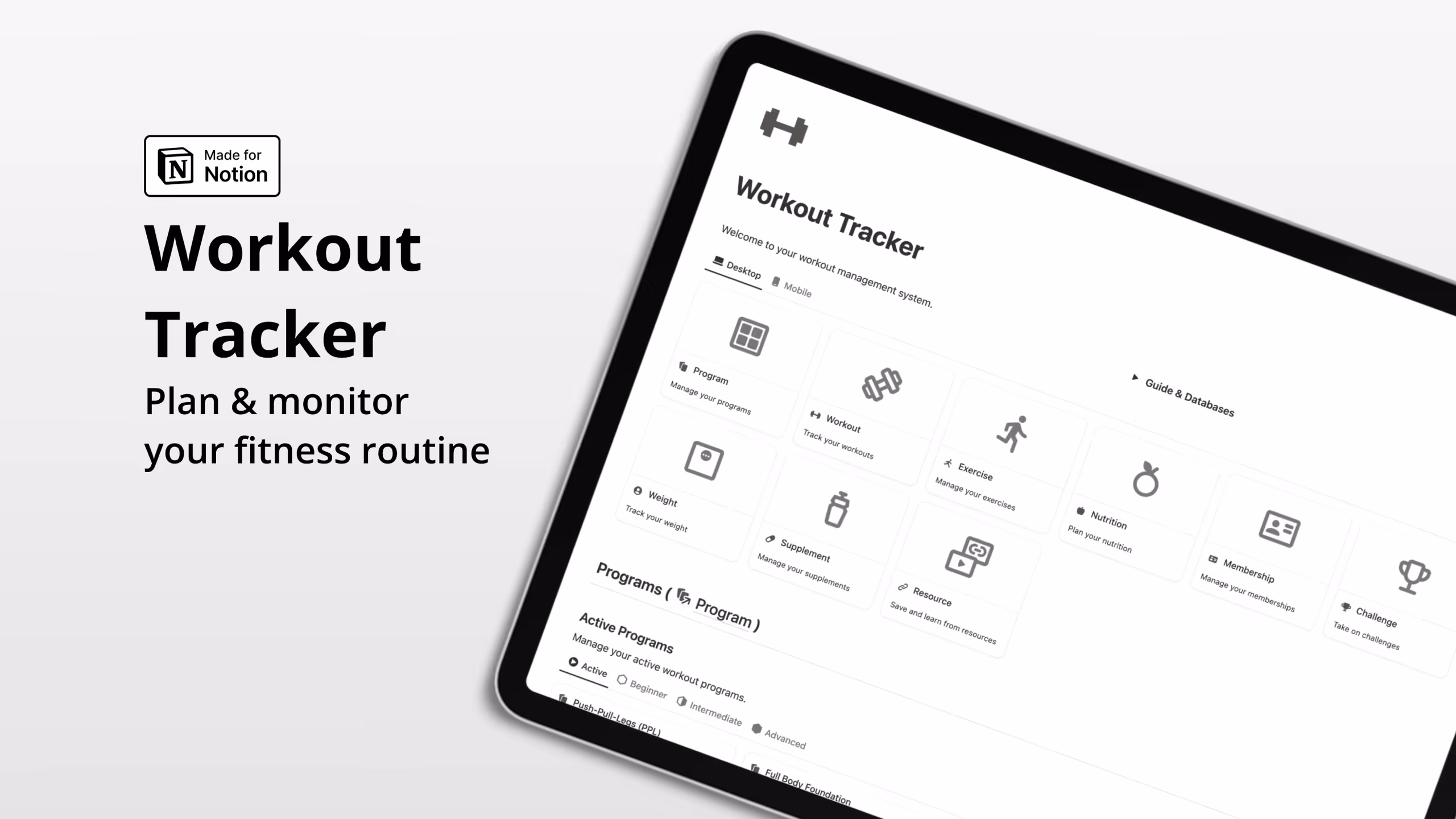 Best Notion Workout Tracker Templates