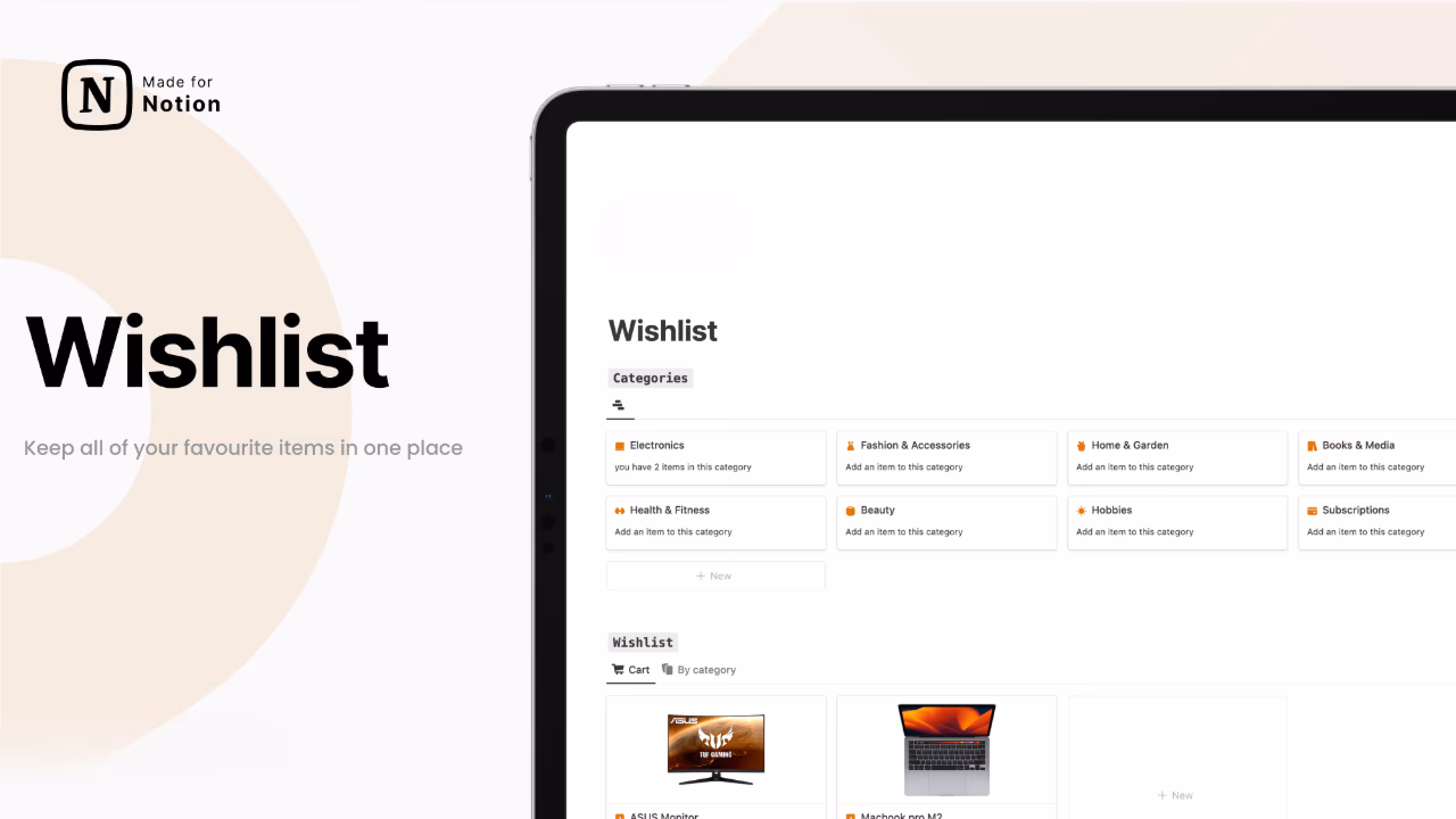 Best Notion Wishlist Templates