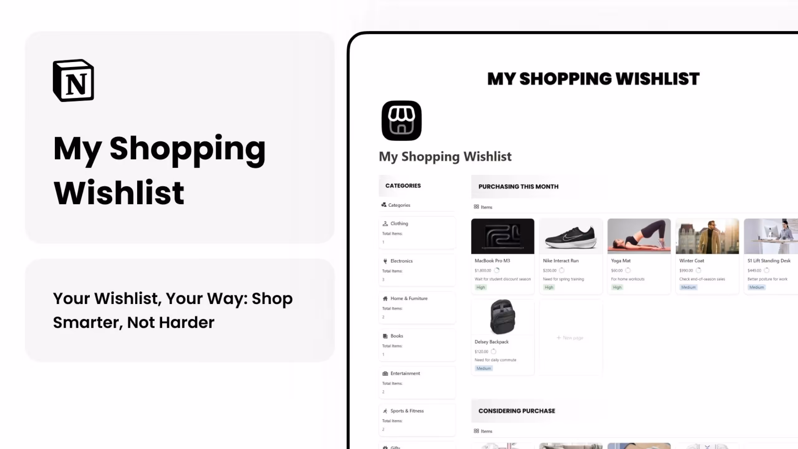 Best Notion Wishlist Templates