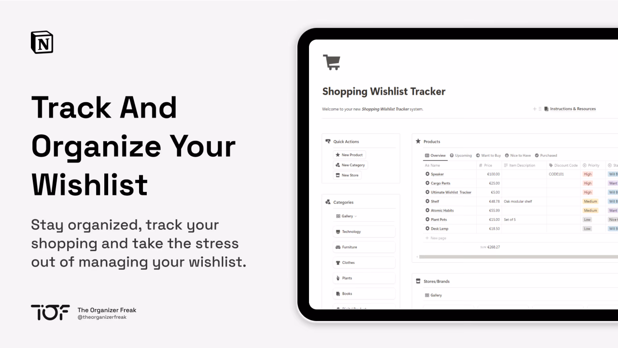 Best Notion Wishlist Templates