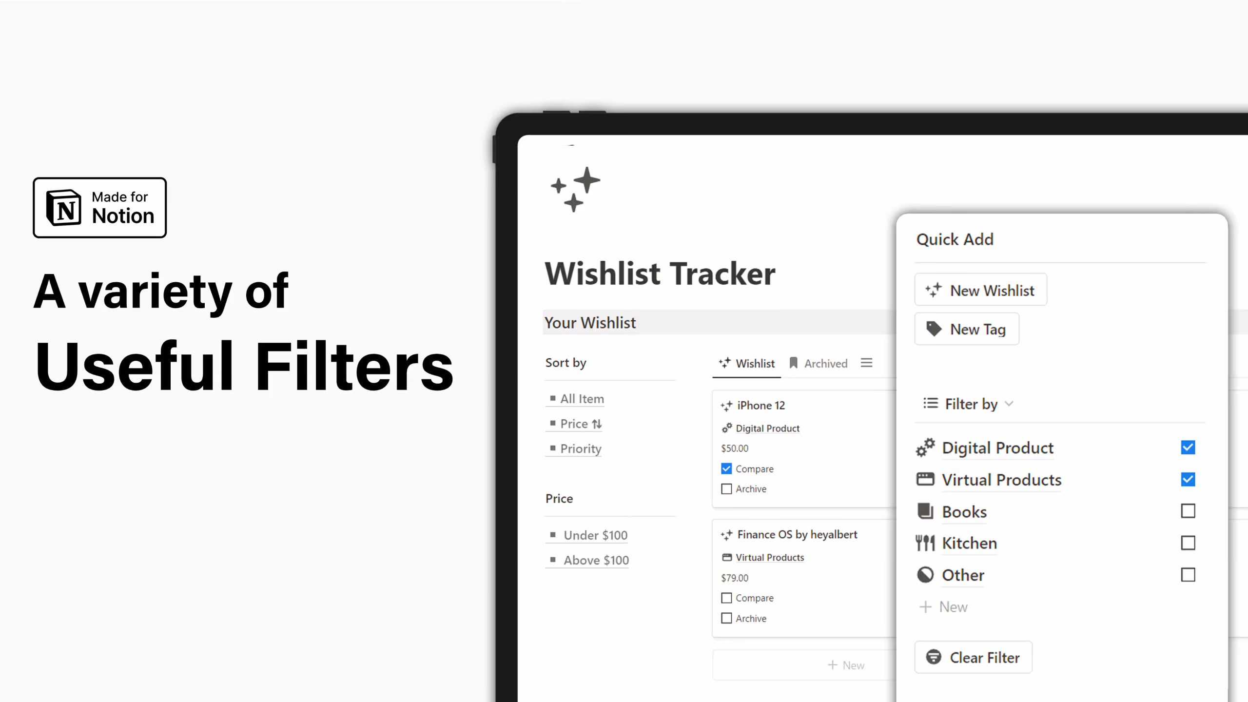Best Notion Wishlist Templates