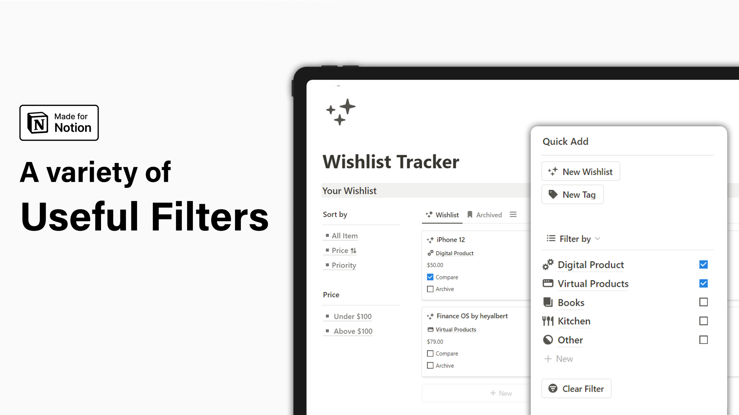 Best Notion Wishlist Templates