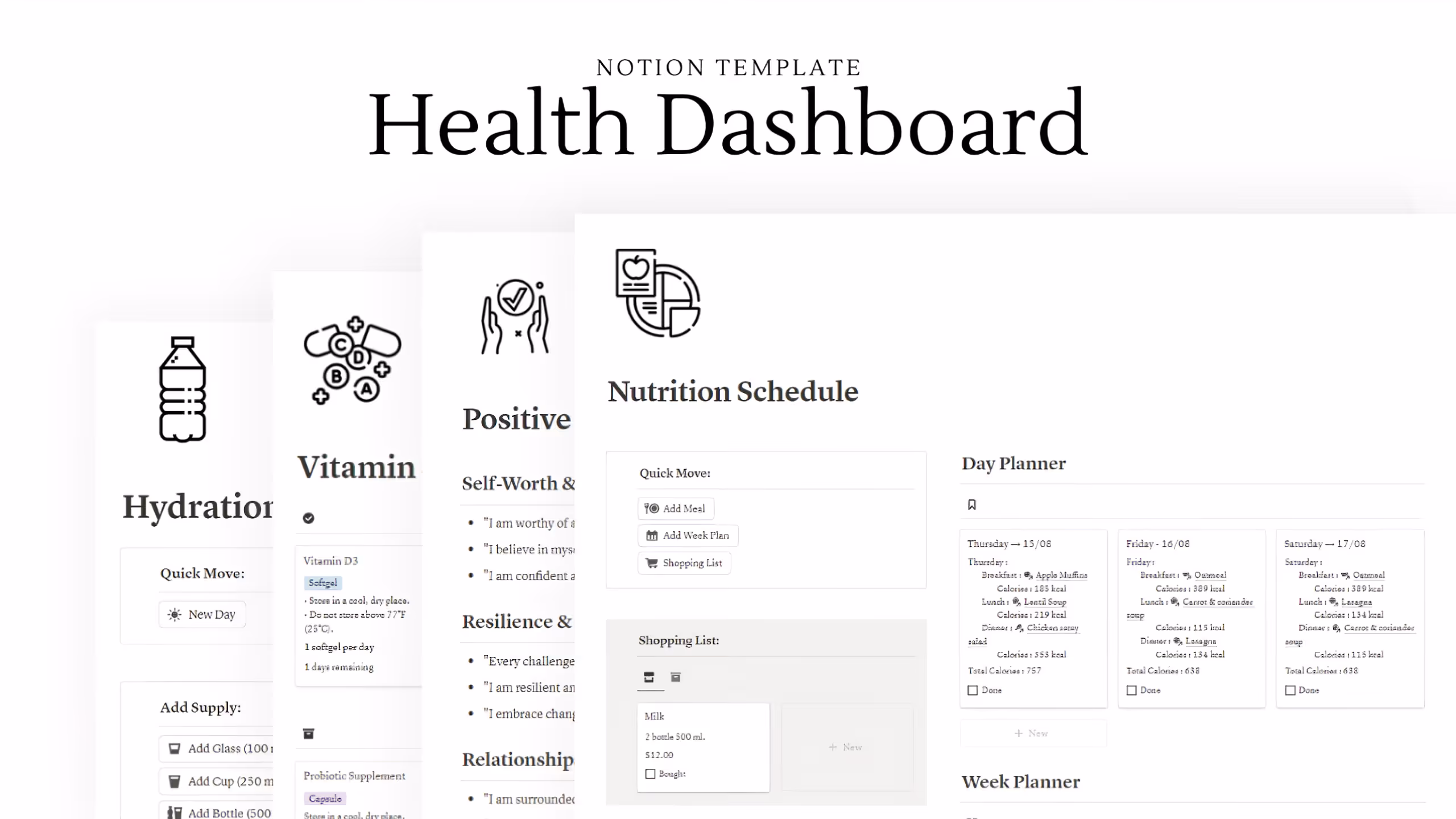 Best Notion Health Tracker Templates