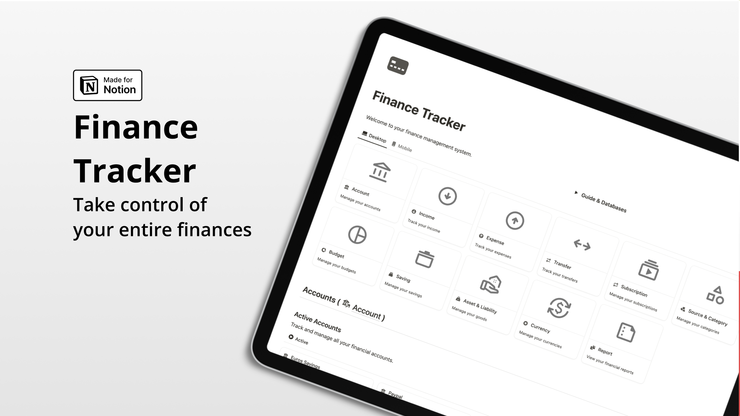 Best Notion Finance Templates
