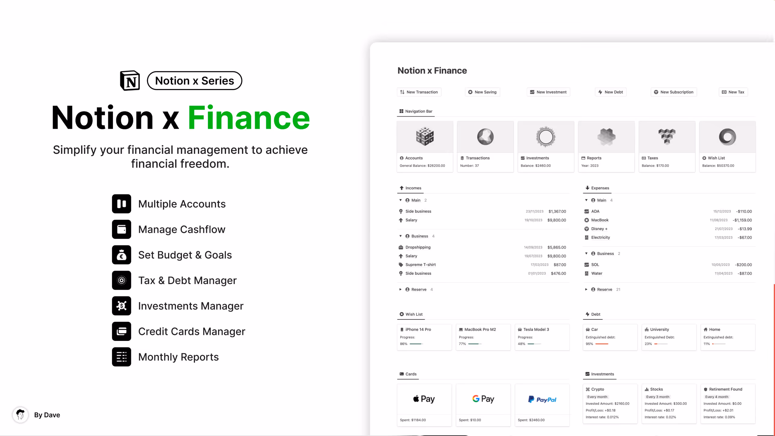 Best Notion Finance Templates