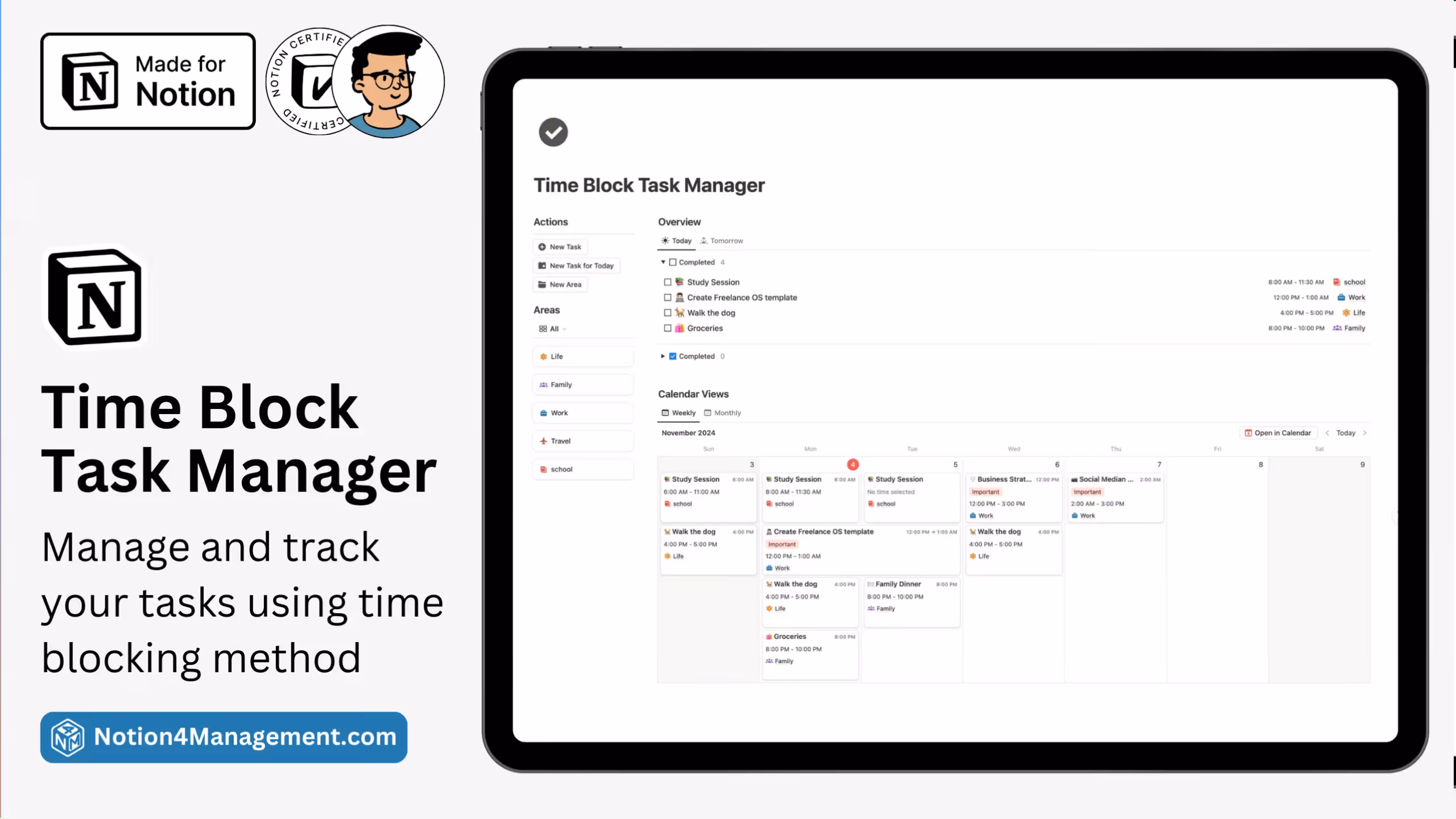 Best Notion Time Blocking Templates
