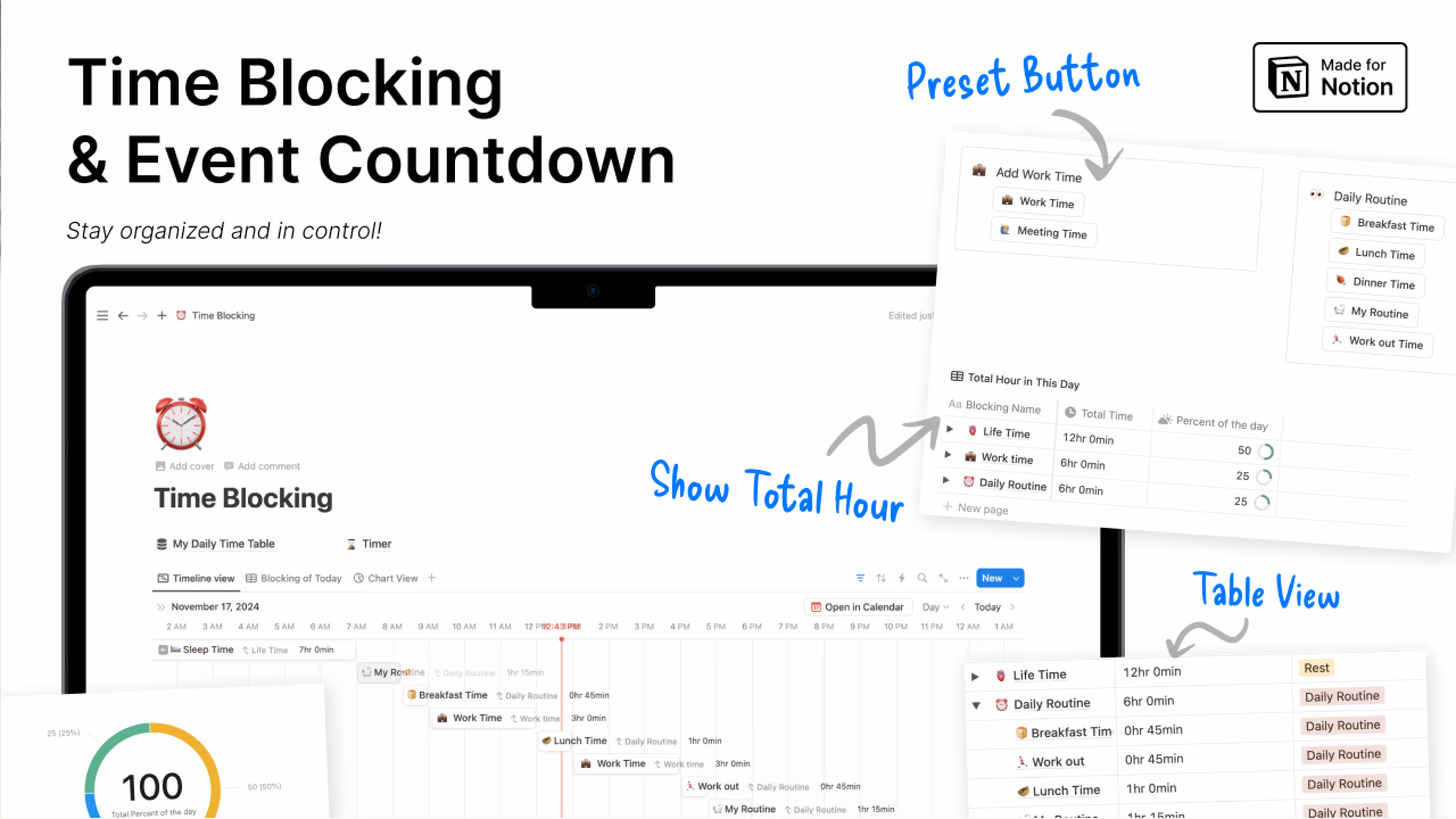 Best Notion Time Blocking Templates