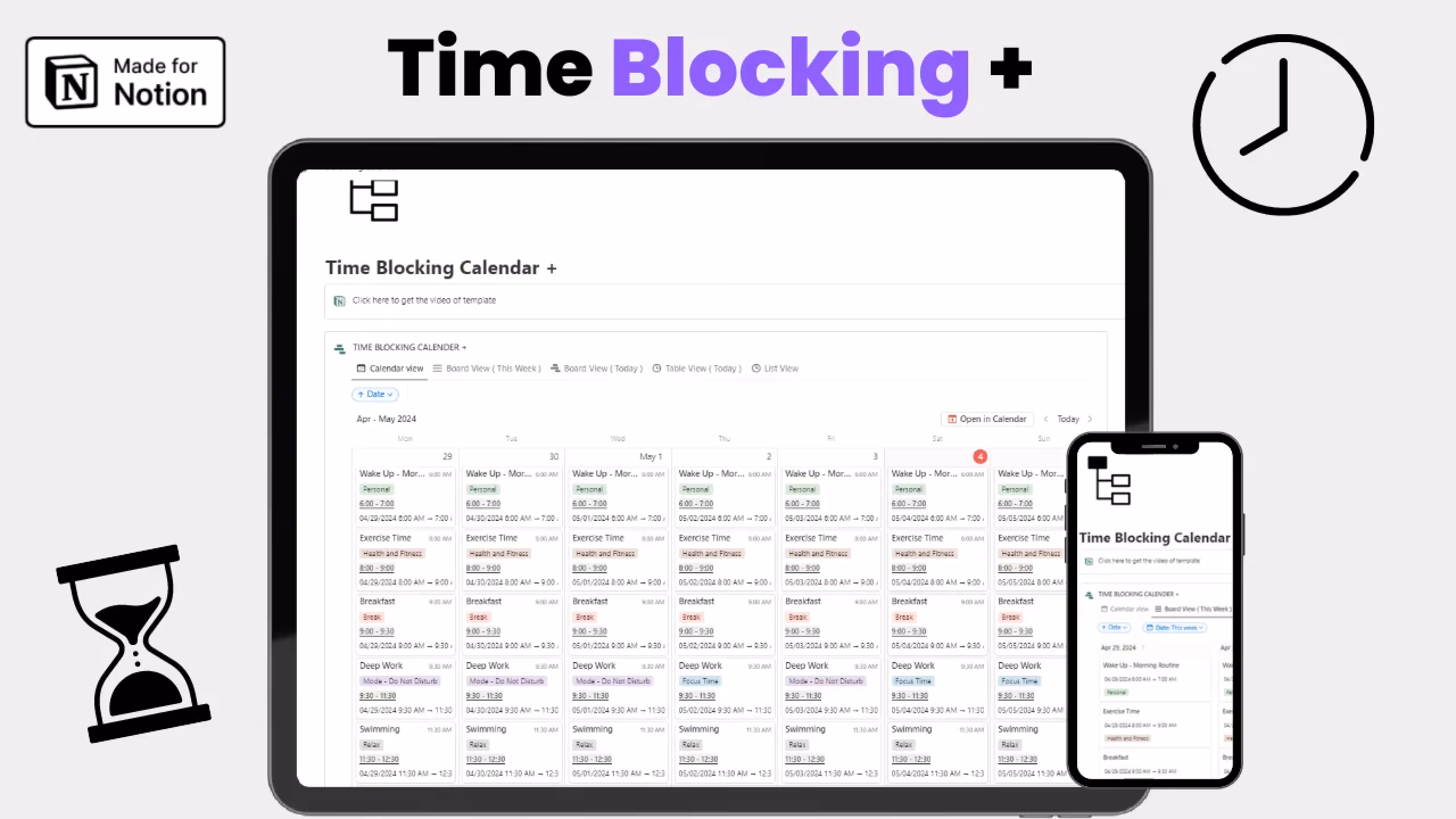 Best Notion Time Blocking Templates