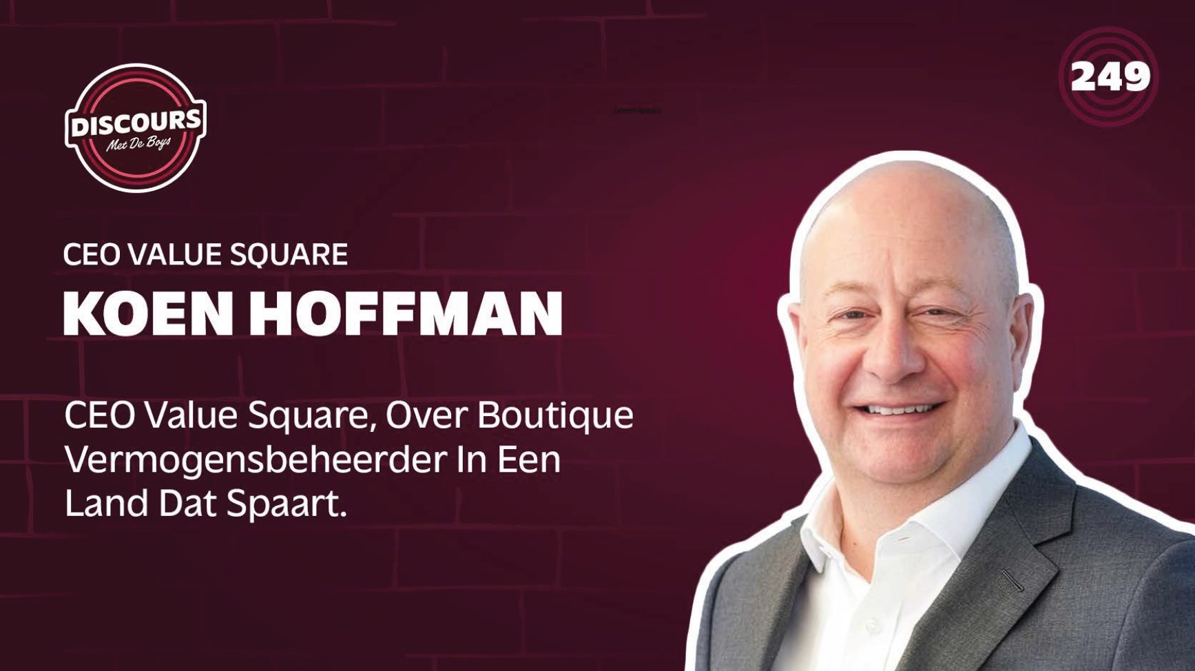 Podcast Discours met Koen Hoffman
