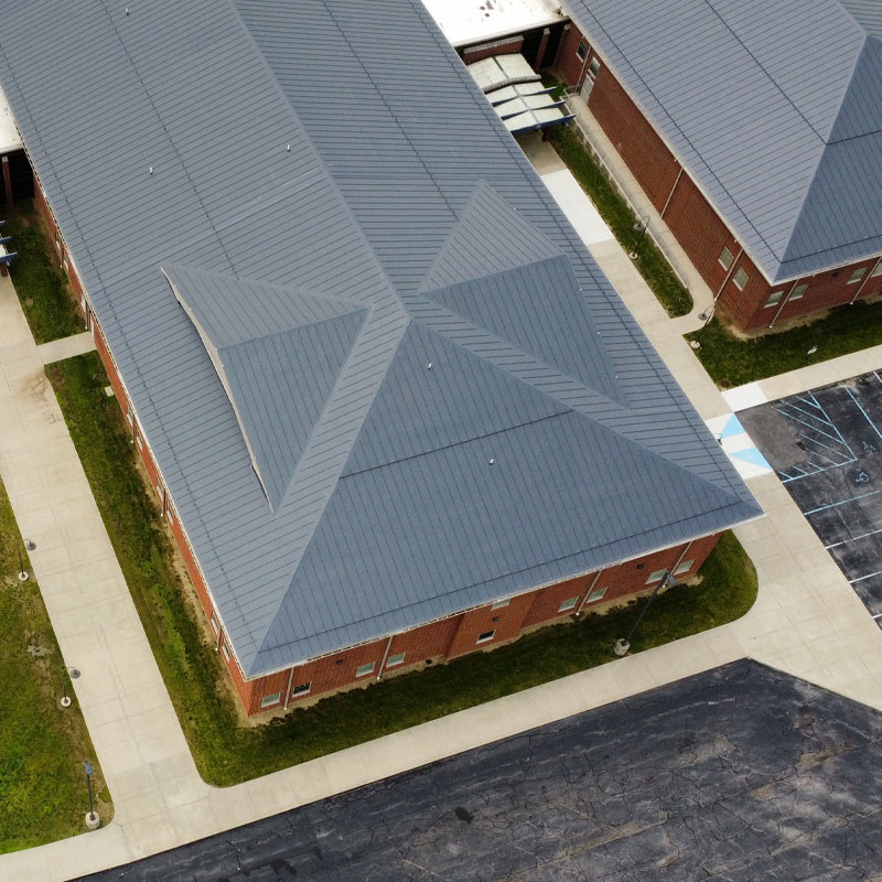 A roofing project in indiana