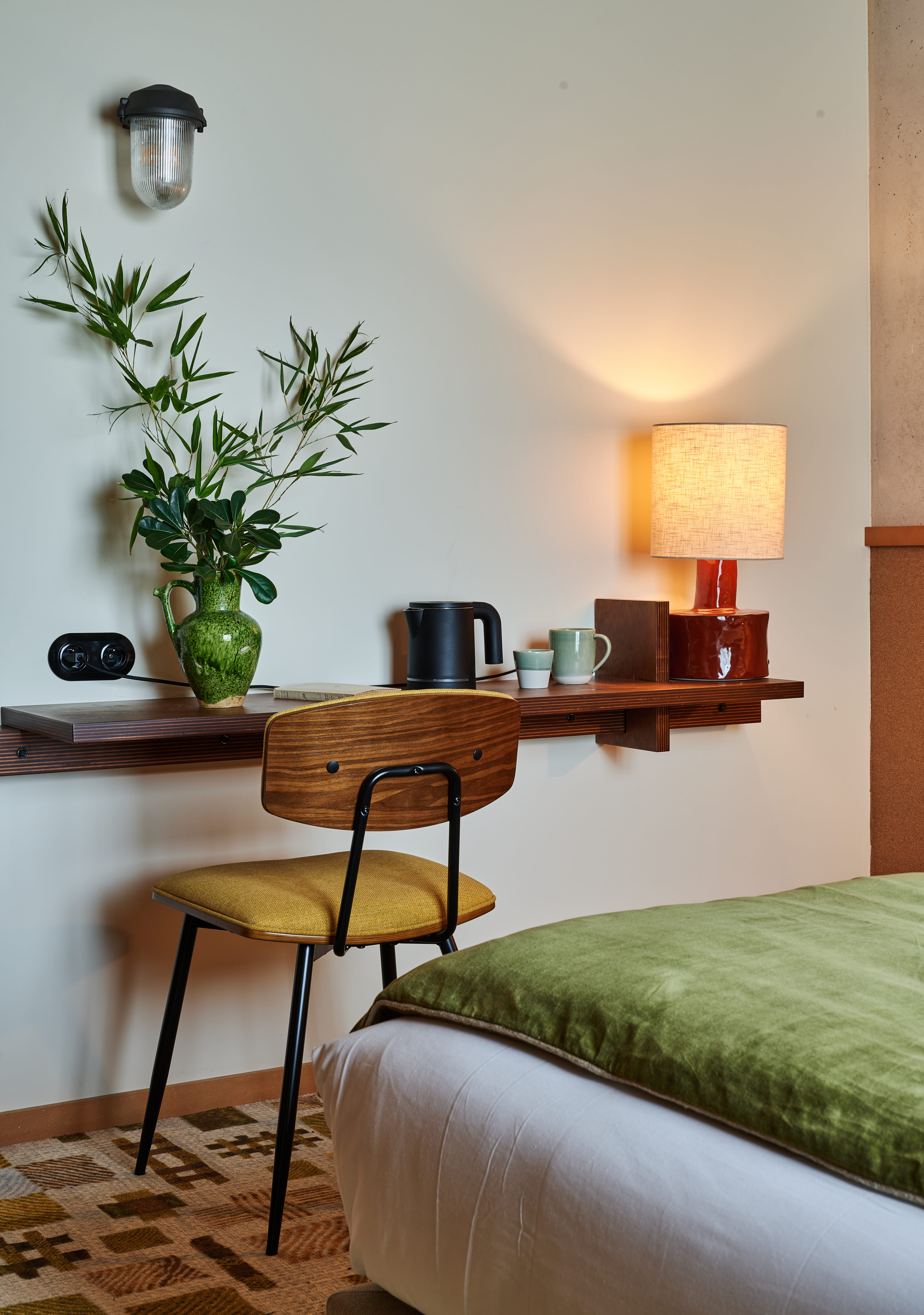 Bureau de la chambre twin de notre hôtel 4 étoiles à Saint-Malo