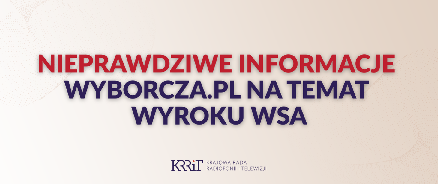 KRRIT - aktualności na stronie