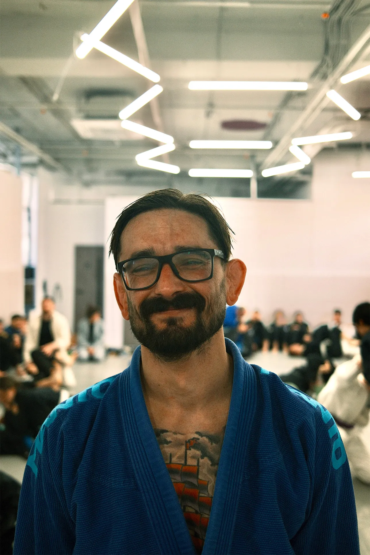 Євген Юдін — тренер Sekcija, у синьому гі