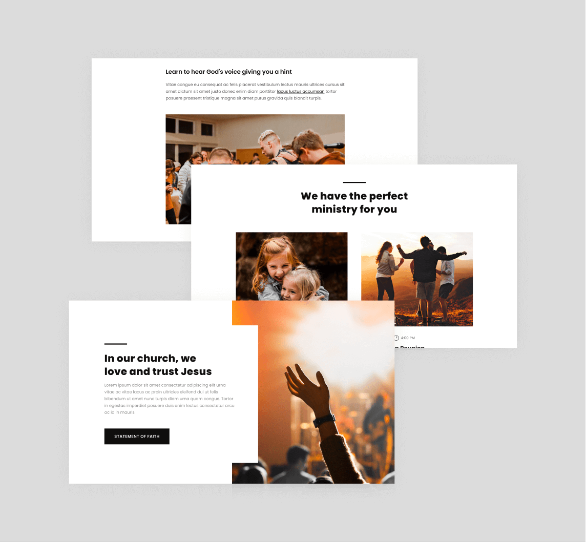 Christian X - 35 Sections Included - Church Webflow Template