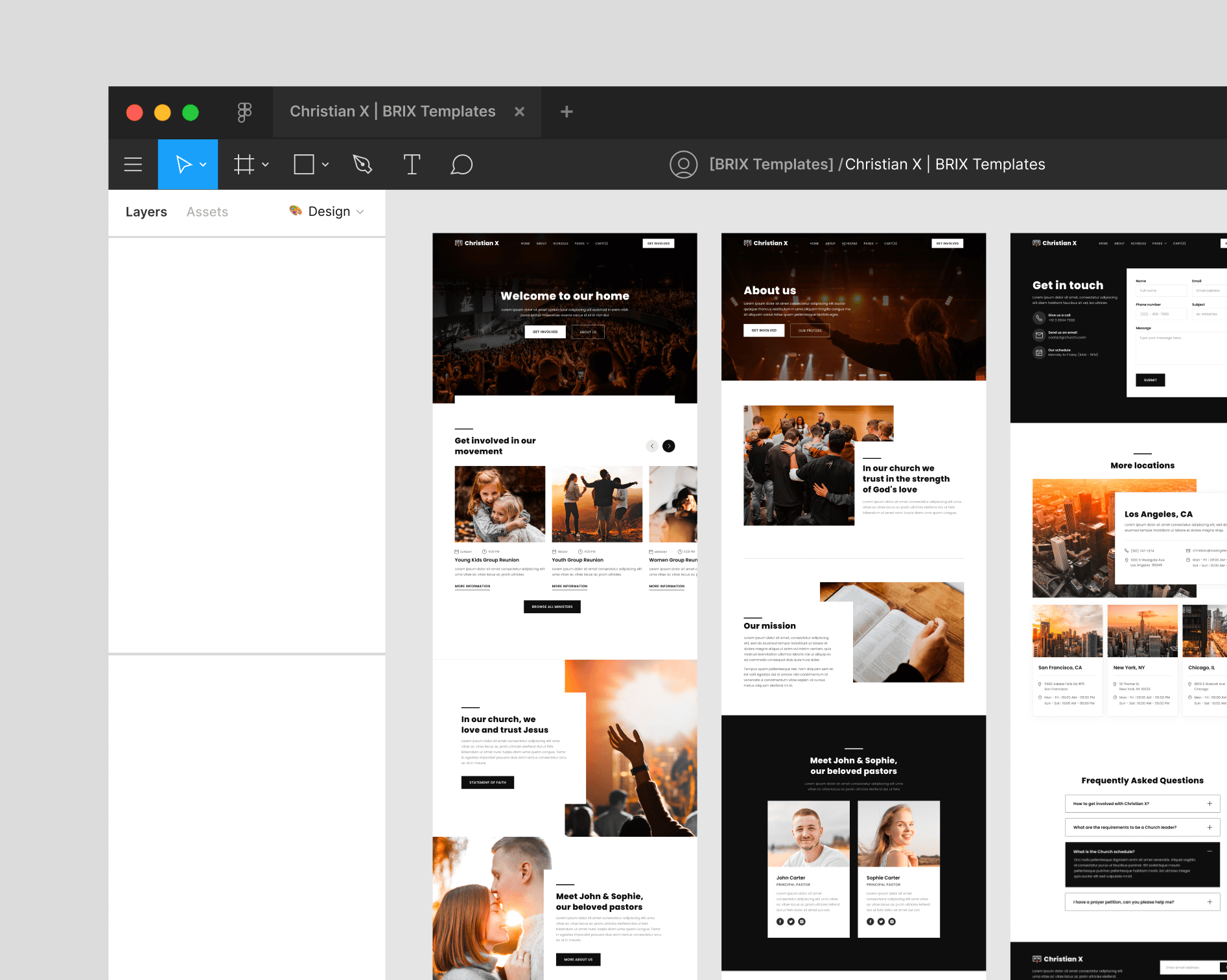 Christian X - Figma File Included - Church Webflow Template
