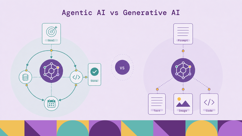 Agentic AI vs Generative AI: Key Differences