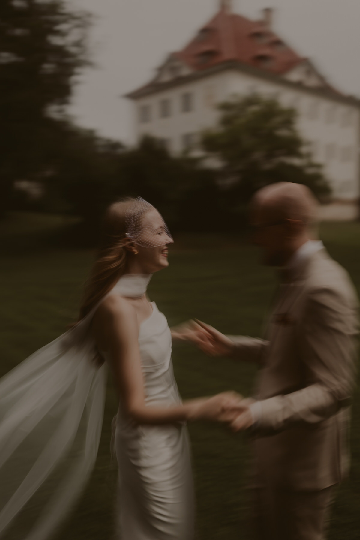Playful and Romantic Wedding Photo