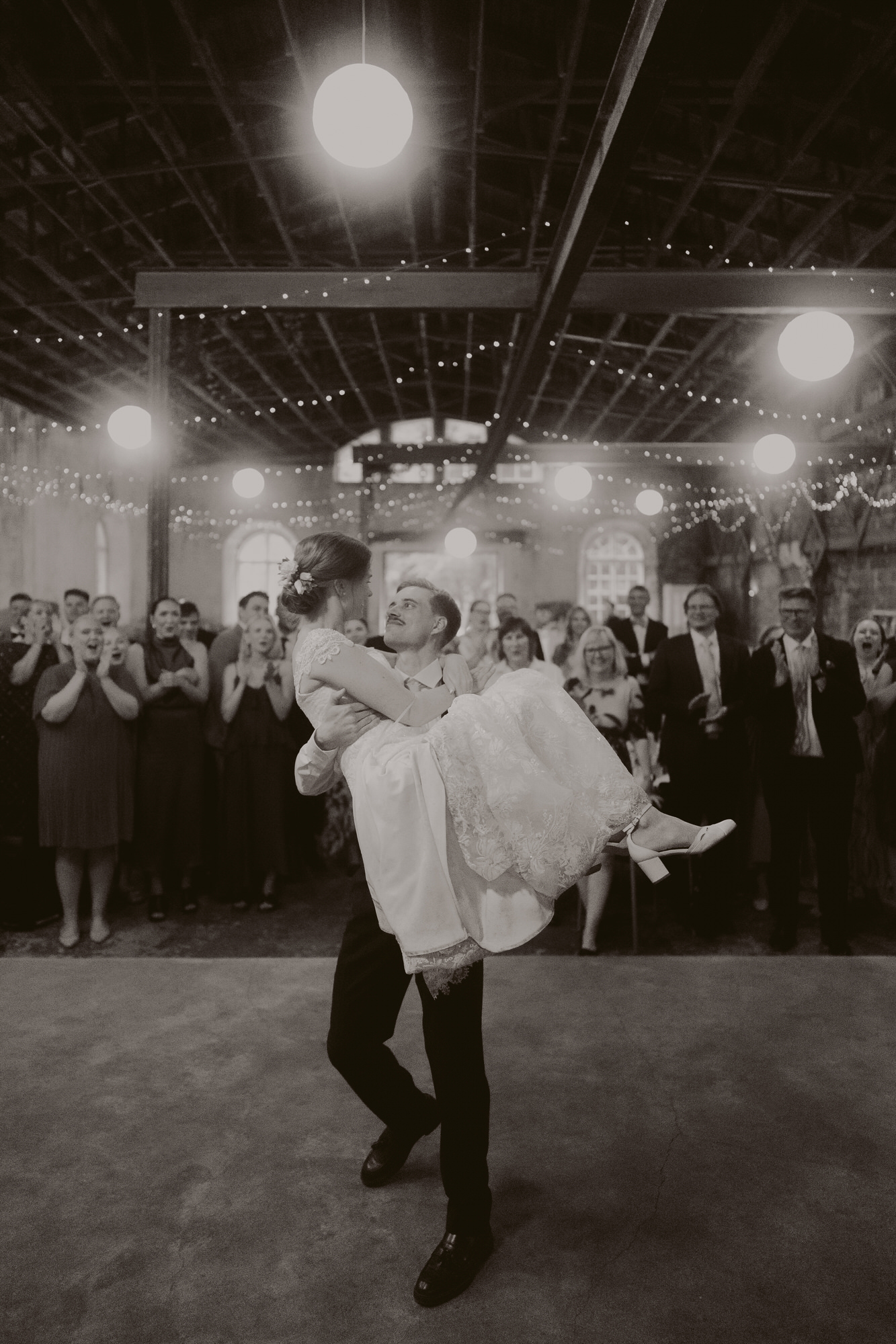 Wedding photo from the first dance