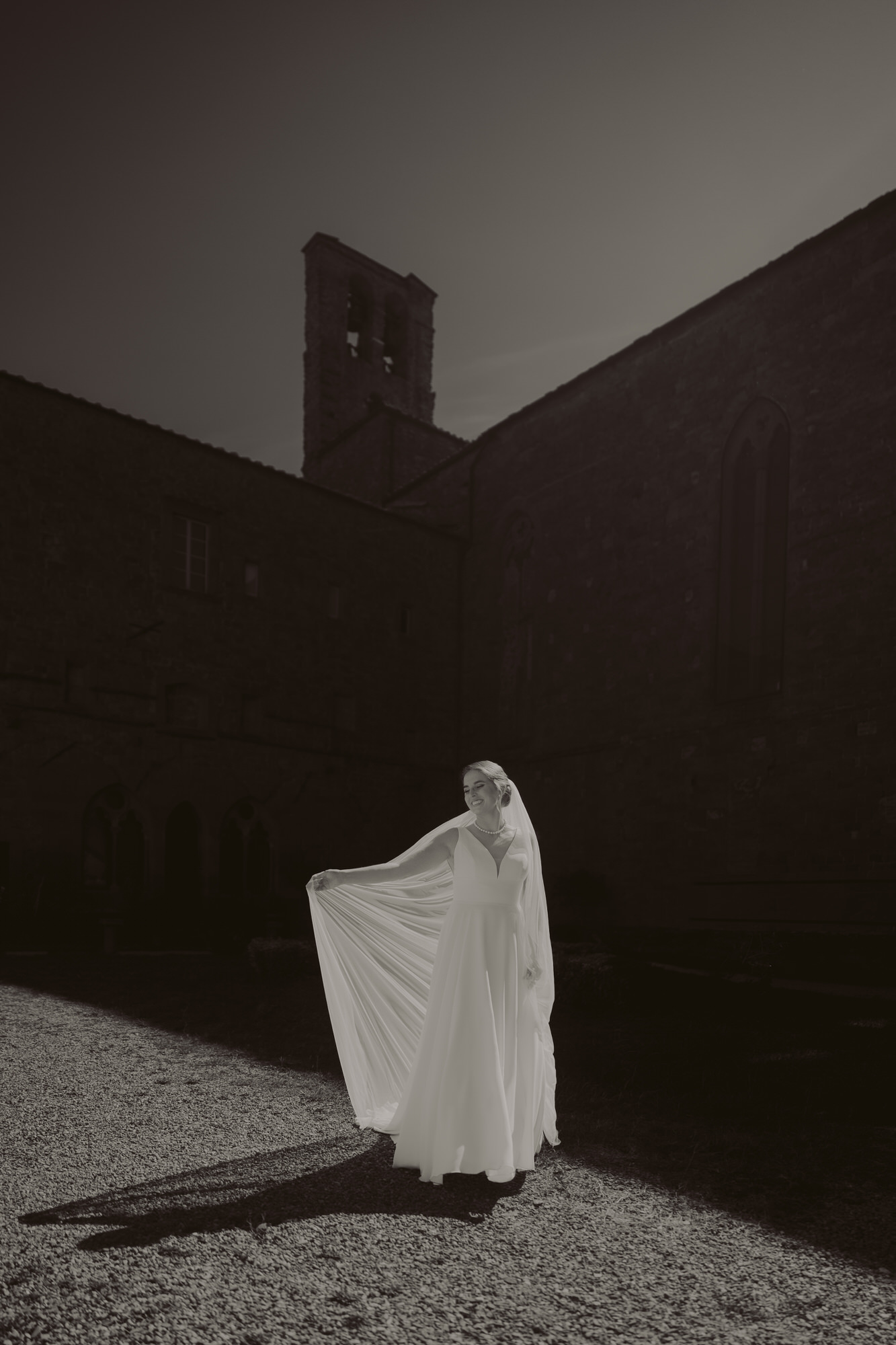 Destination wedding portrait