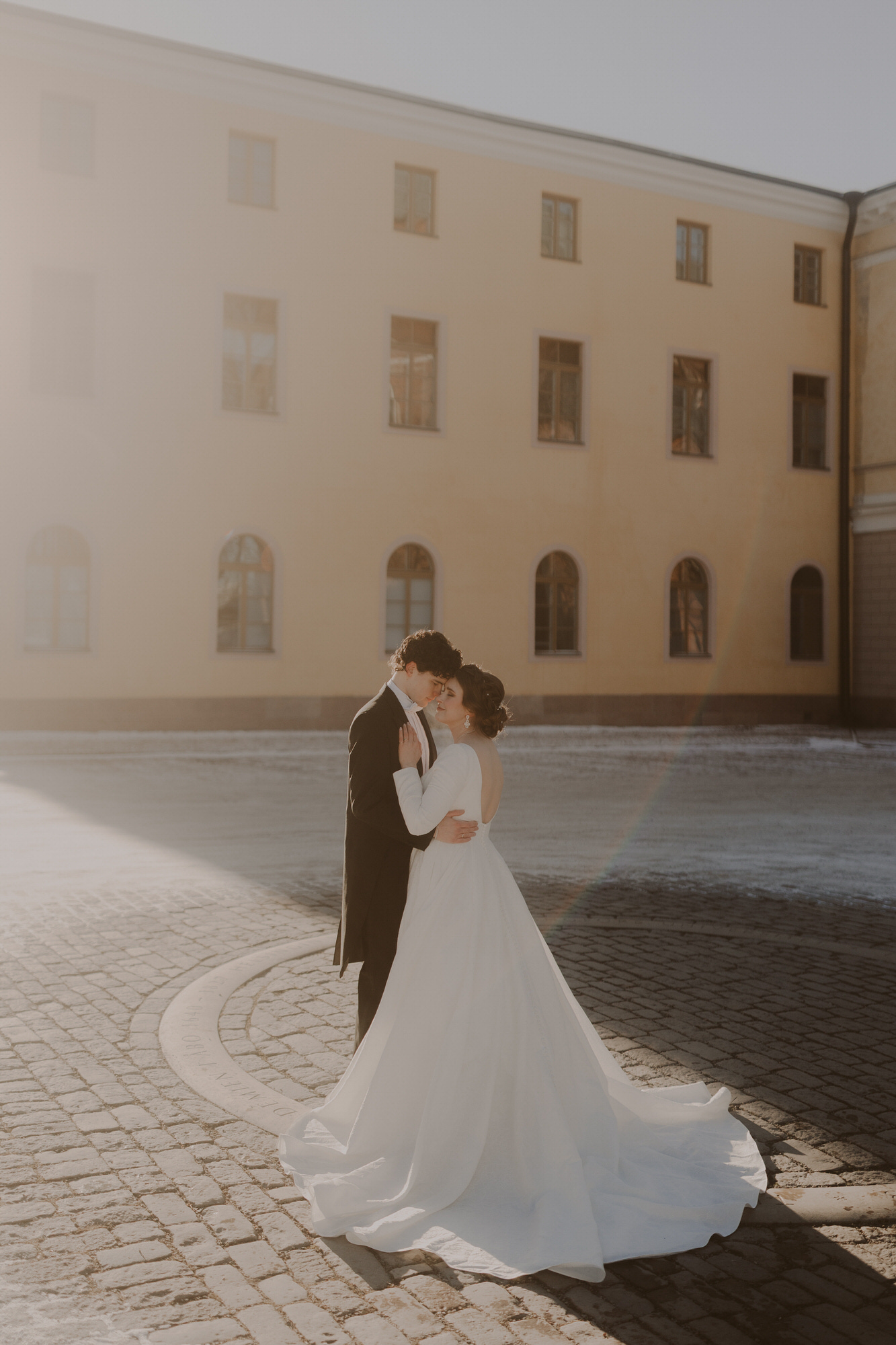 Wedding photography in winter