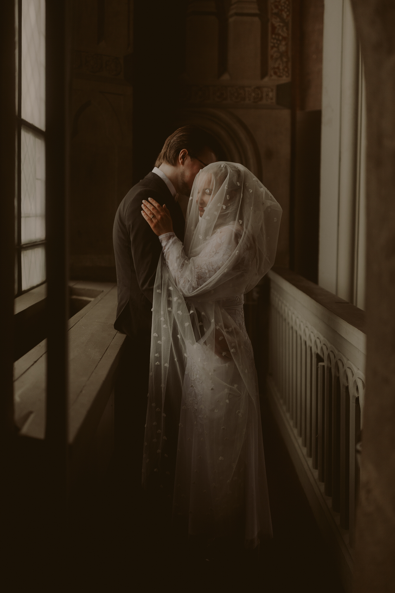 Beautiful wedding portrait