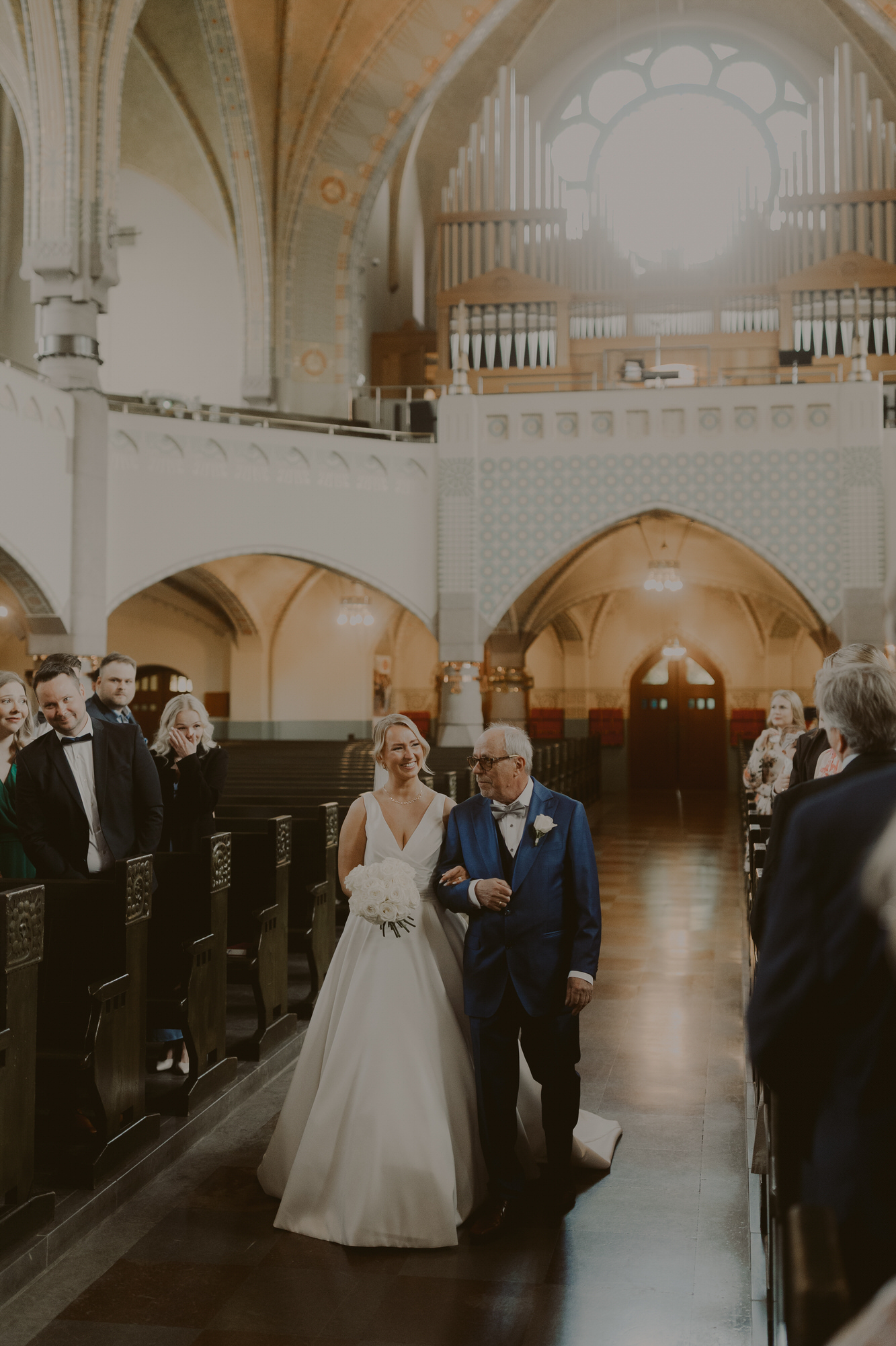 Walking down the aisle