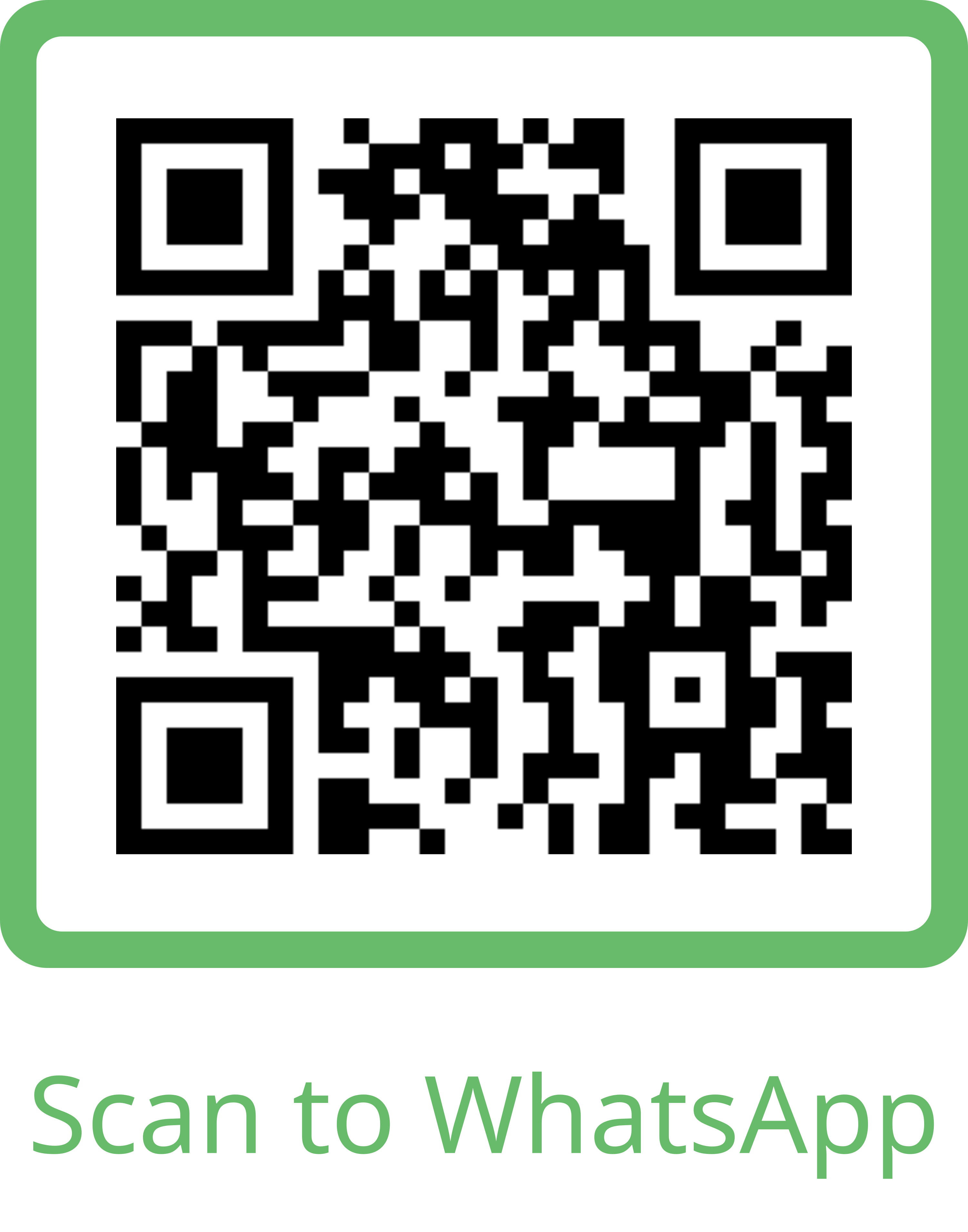 Scan to WhatsApp your moment