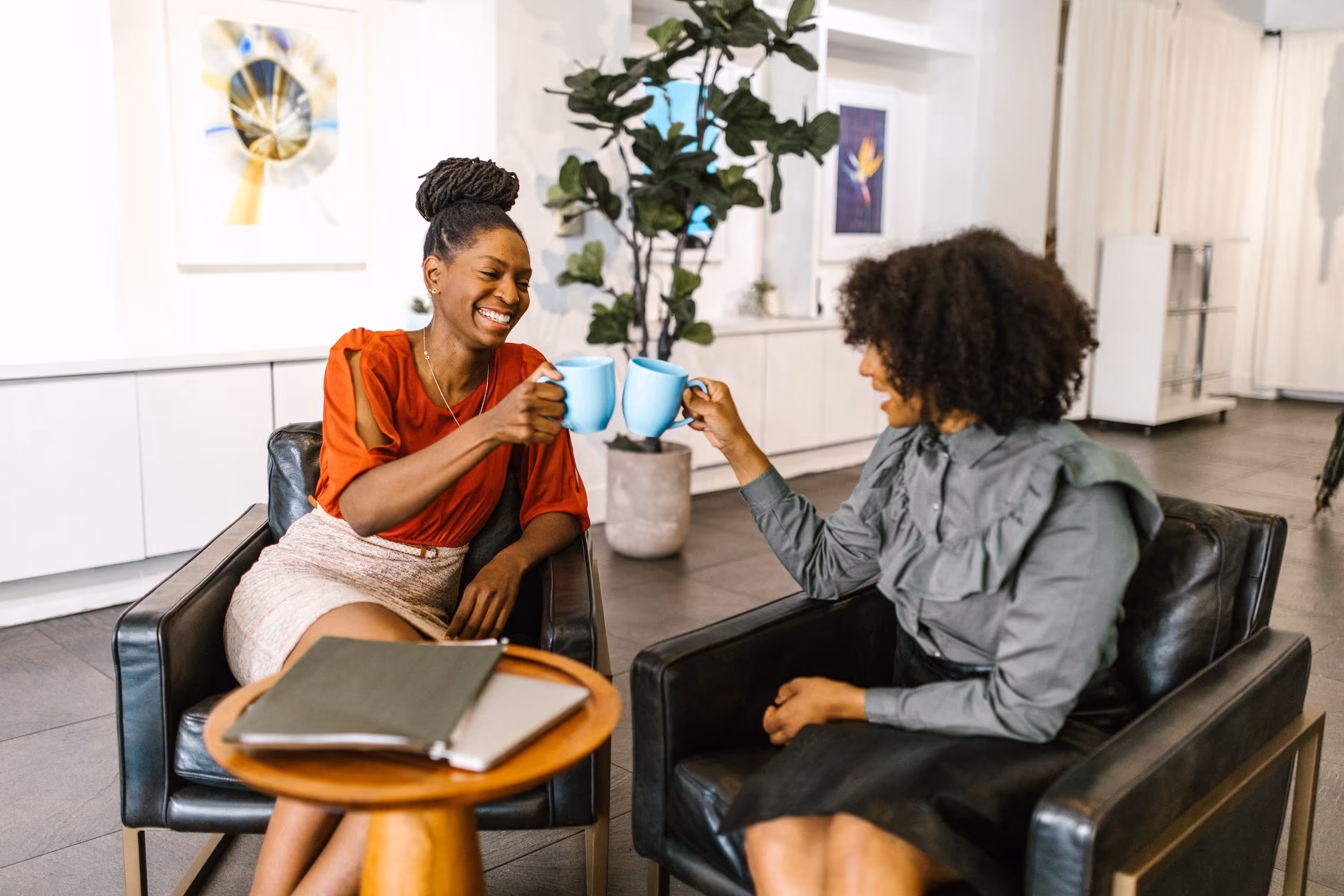 coffee cheers stock photo
