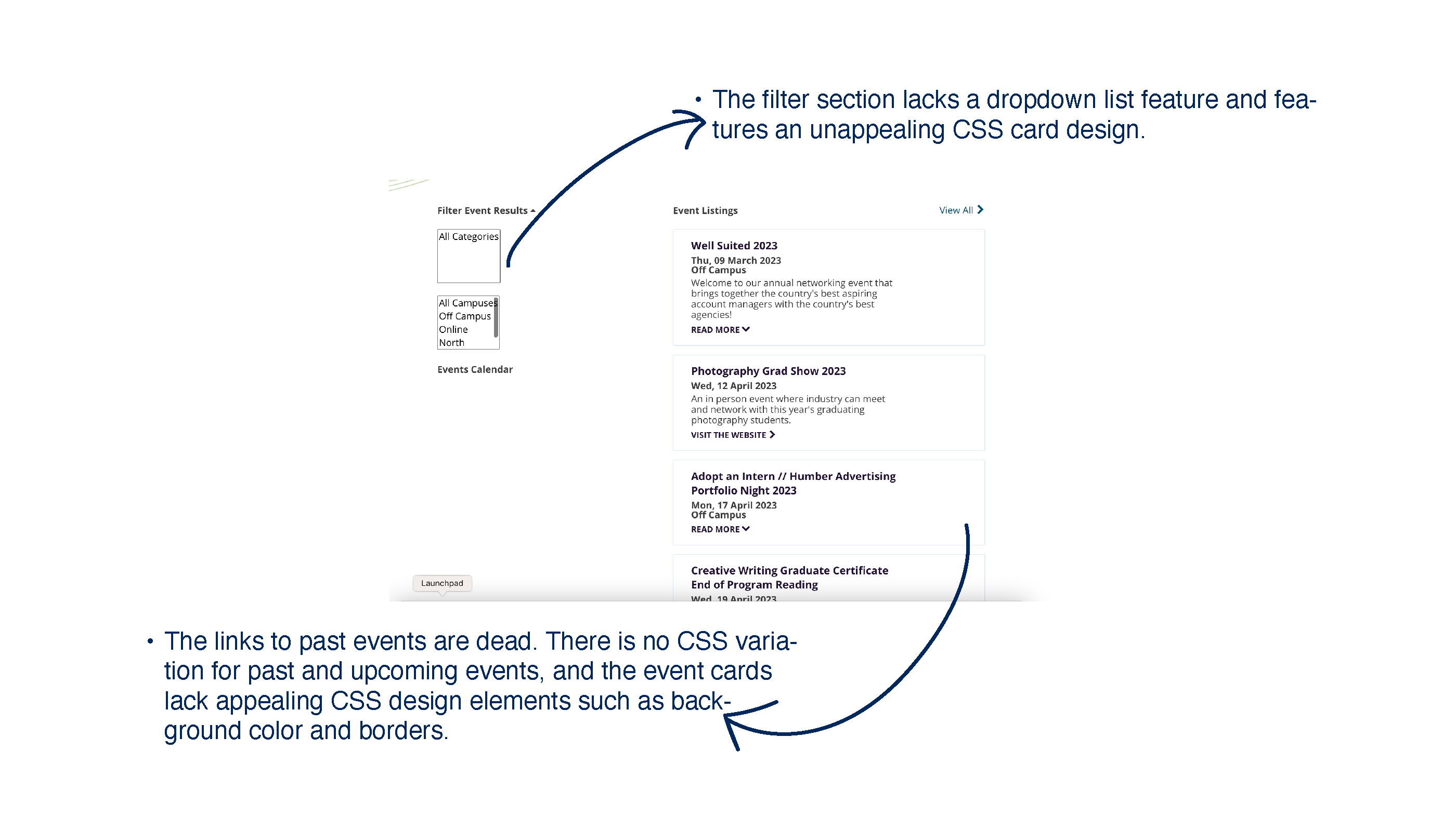 humber current audit findings