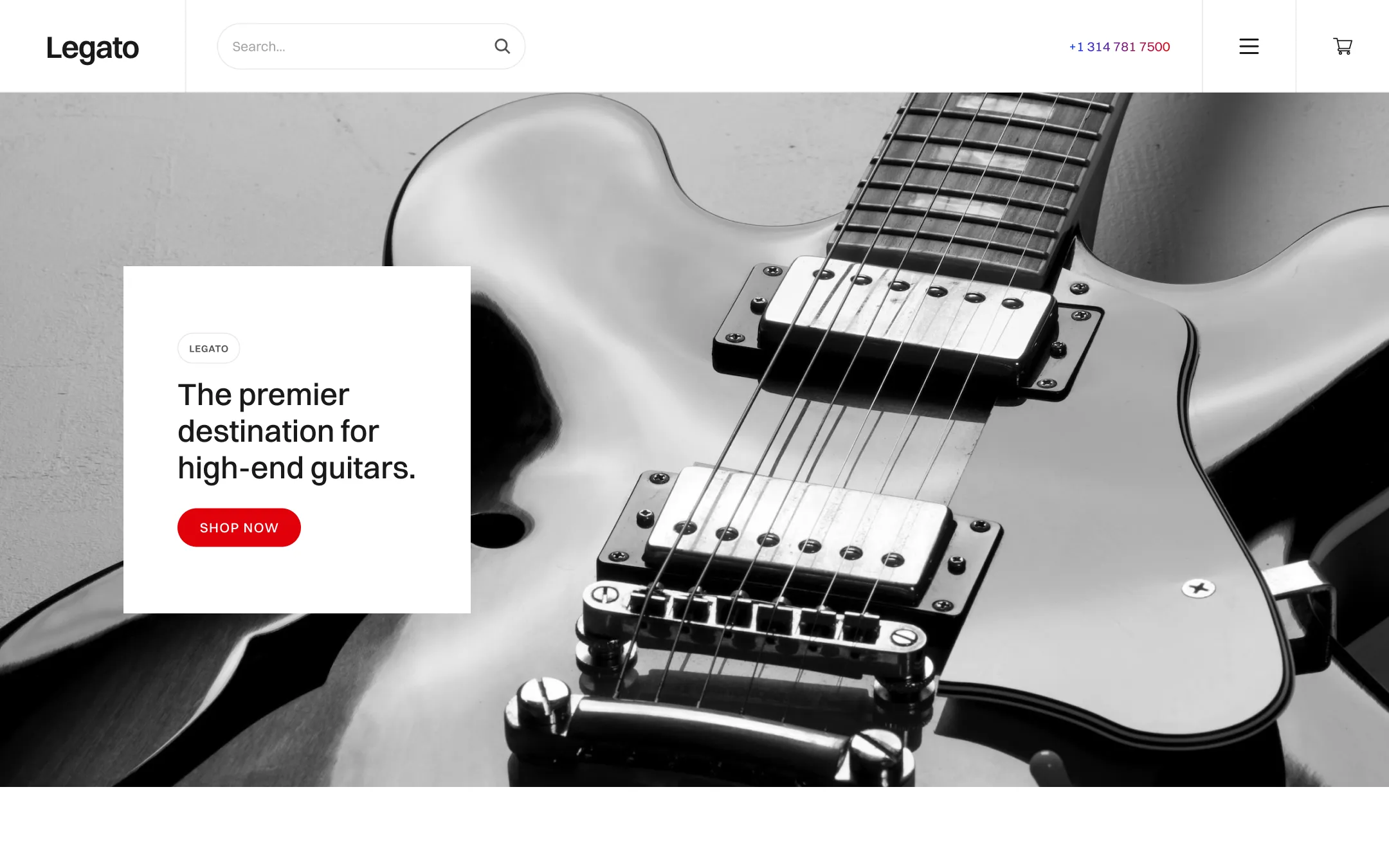 Legato - Webflow Ecommerce Website Template