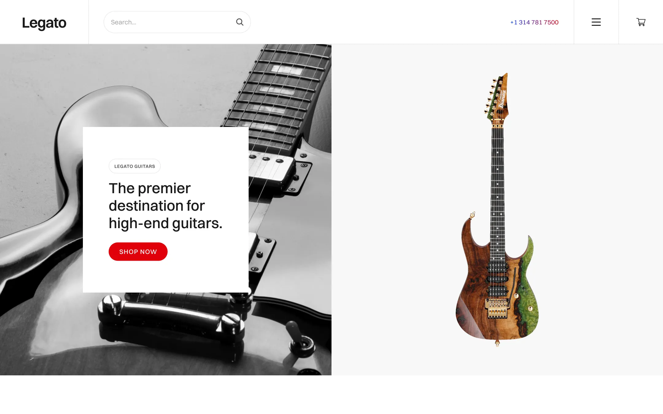 Legato - Webflow Ecommerce Website Template