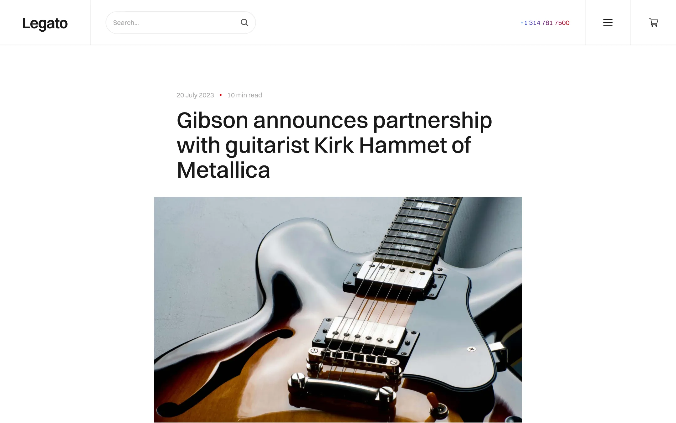 Legato - Webflow Ecommerce Website Template