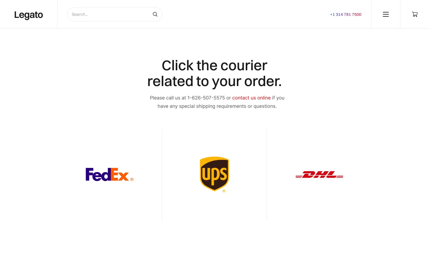 Legato - Webflow Ecommerce Website Template