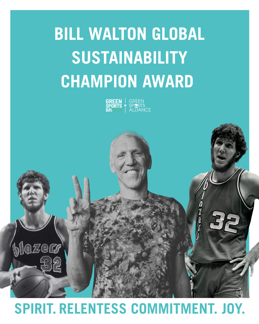 Green Sports Alliance Announces the Bill Walton Global Sustainability Champion Award
