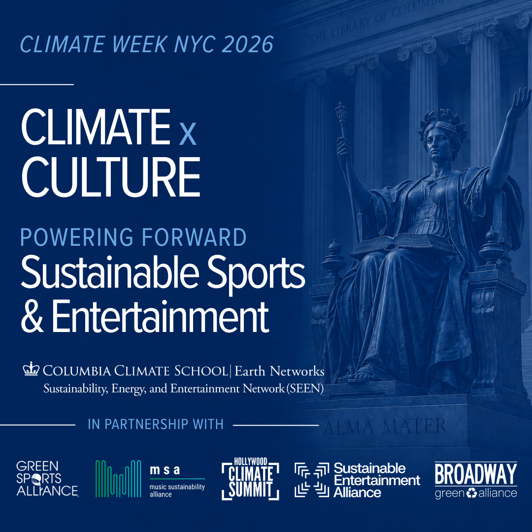 Powering Forward: Sustainable Sports & Entertainment at NYC Climate Week 2026