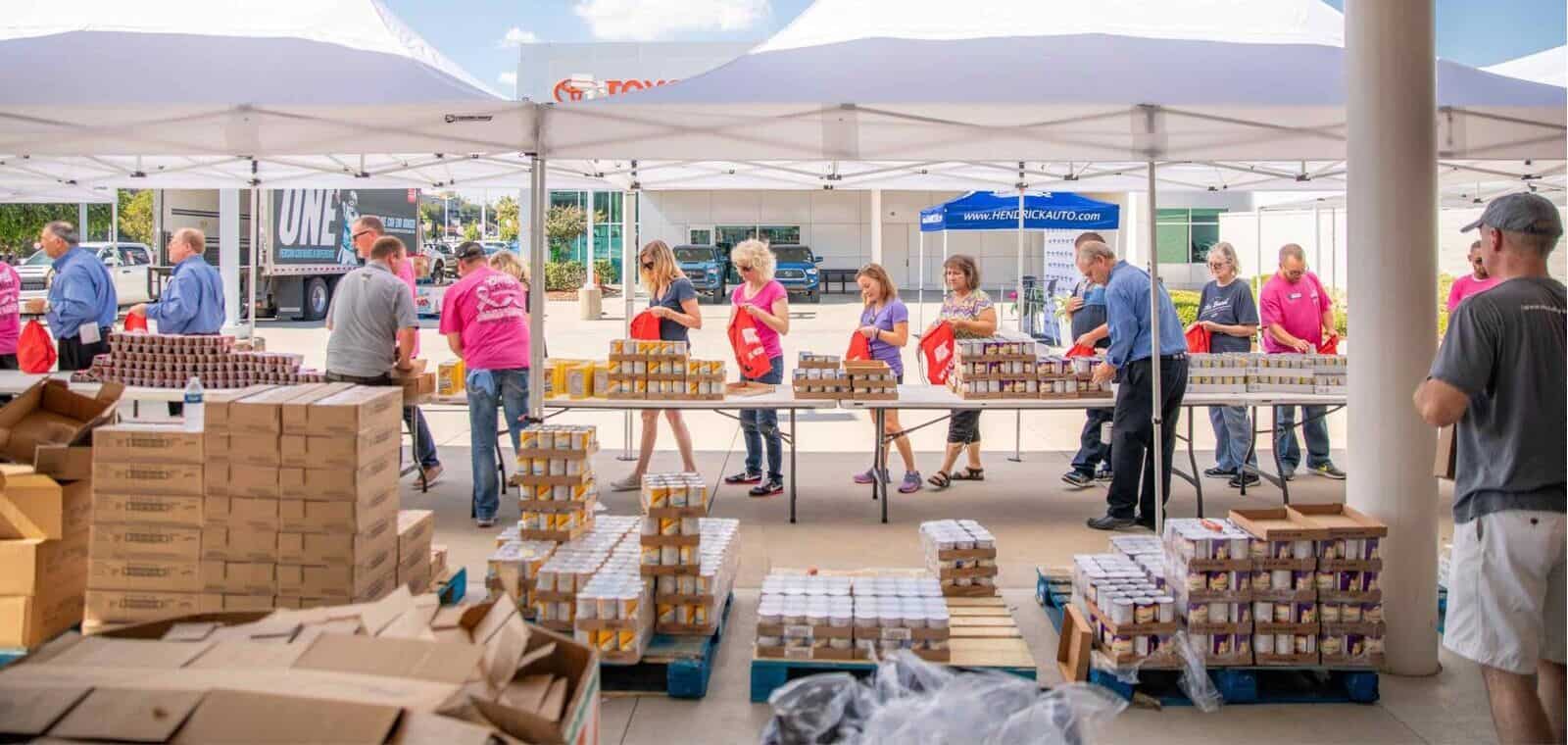Charlotte Community Impact Event for Green Sports Day - Second Harvest Food Bank