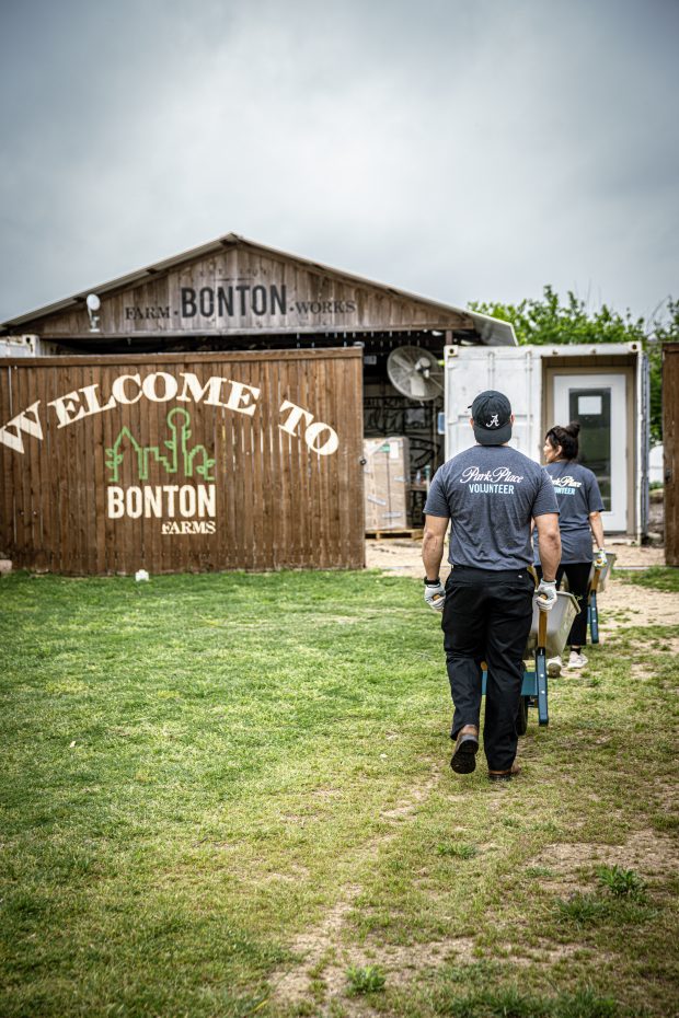 Dallas Community Impact Event for Green Sports Day with Bonton Farms