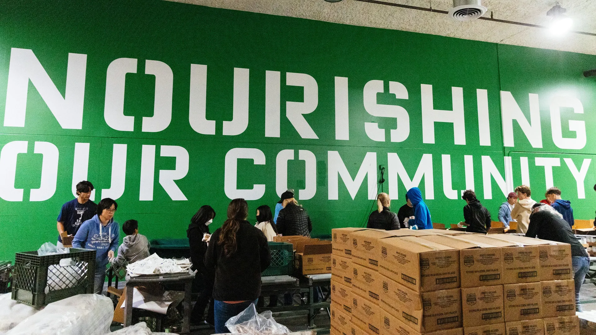 San Francisco Community Impact Event for Green Sports Day with SF-Marin Food Bank