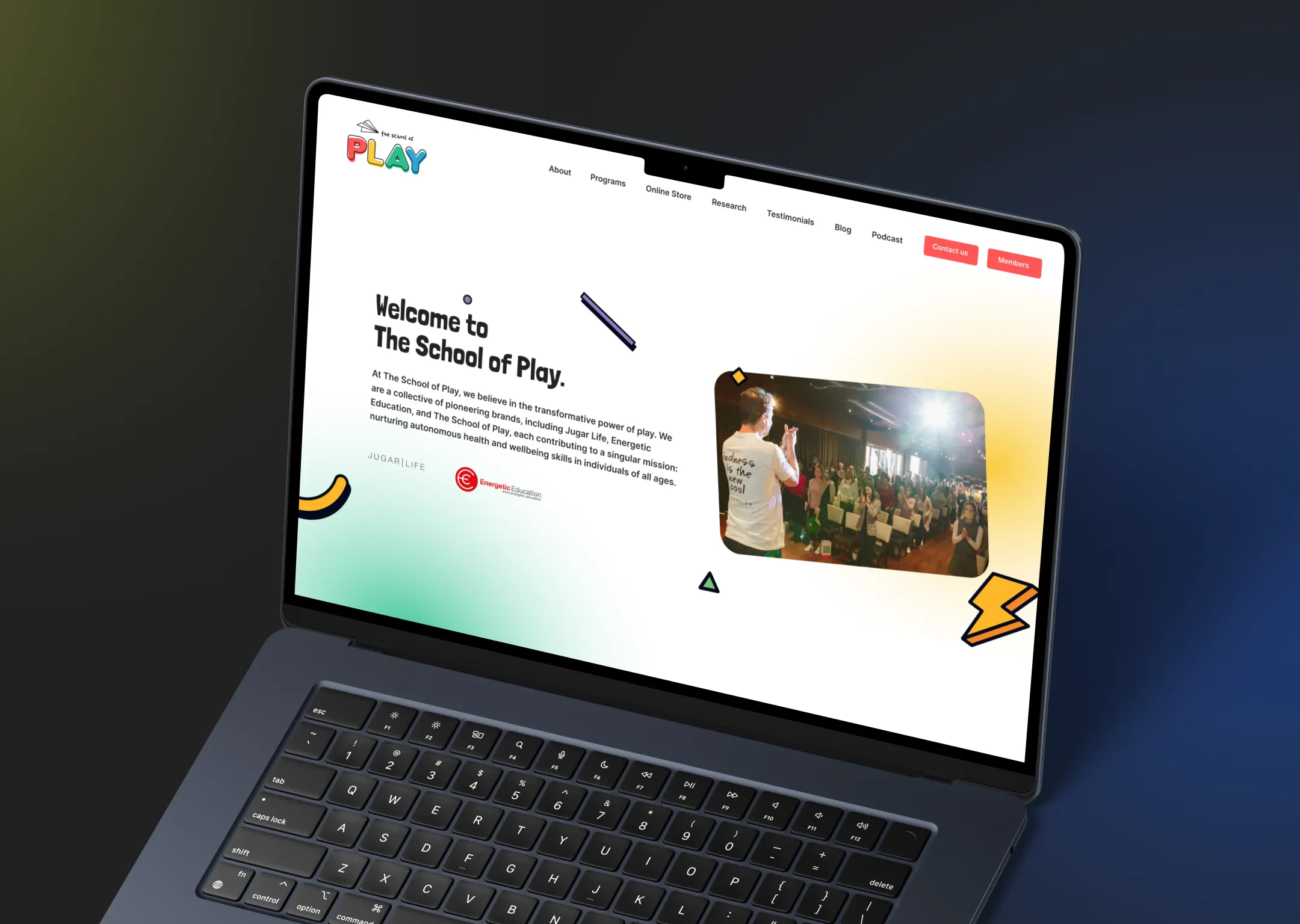 School of Play - Custom Webflow Website Development by Anshaal Ahmad