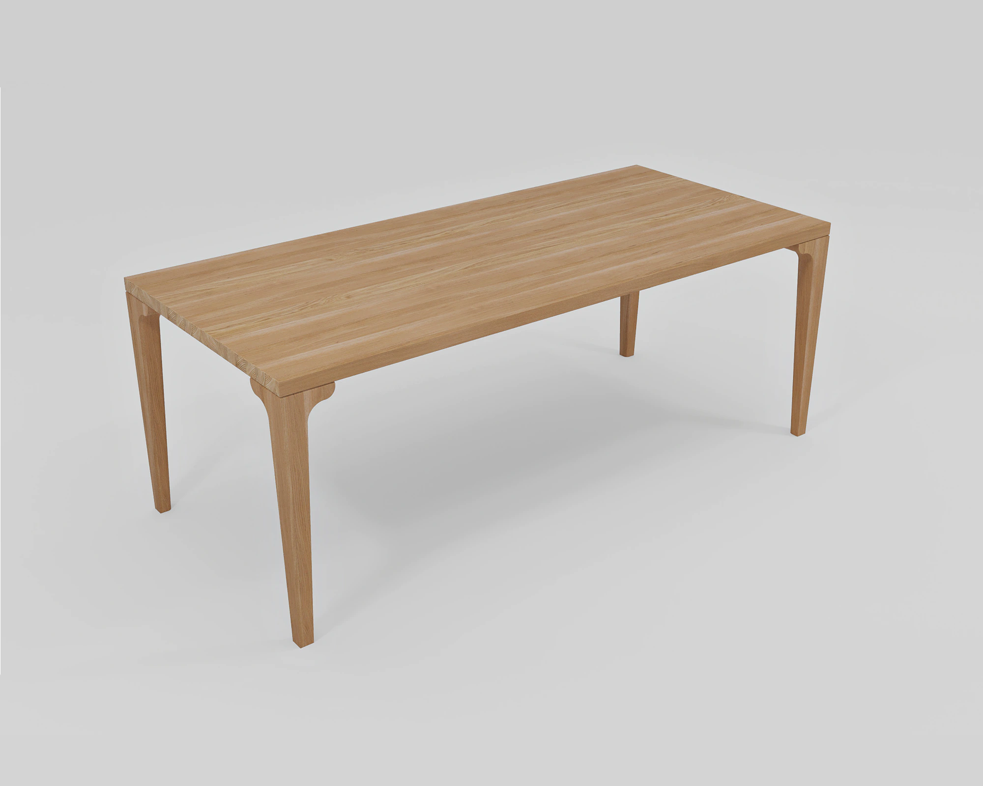 Custom Flow table by Furnilo – modern design, handcrafted with natural wood