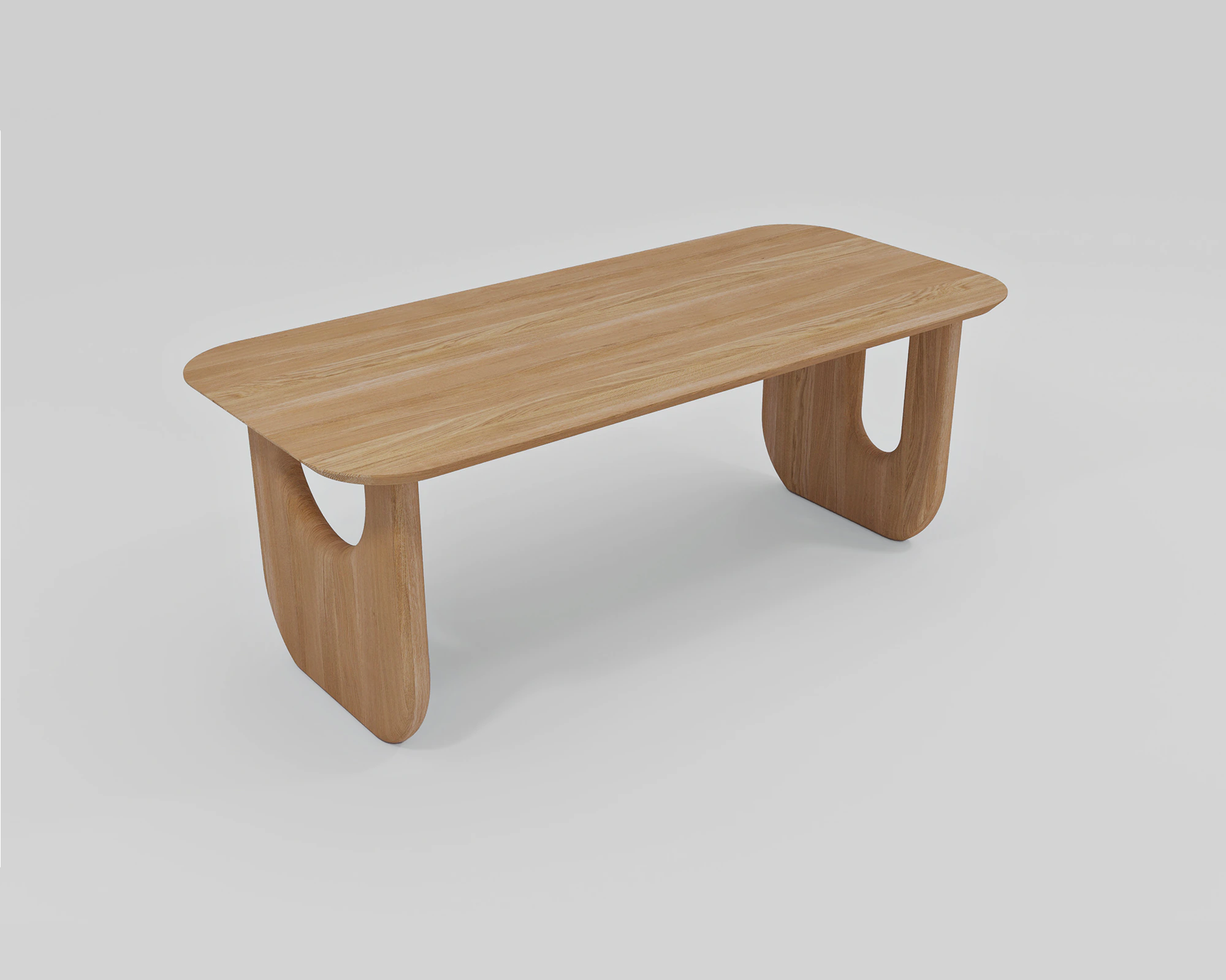 Custom Luna table by Furnilo – modern design, handcrafted with natural wood