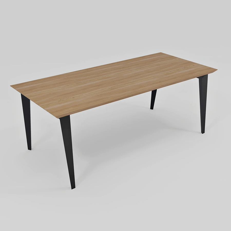 Minimised custom Vector table by Furnilo – modern design, handcrafted with natural wood