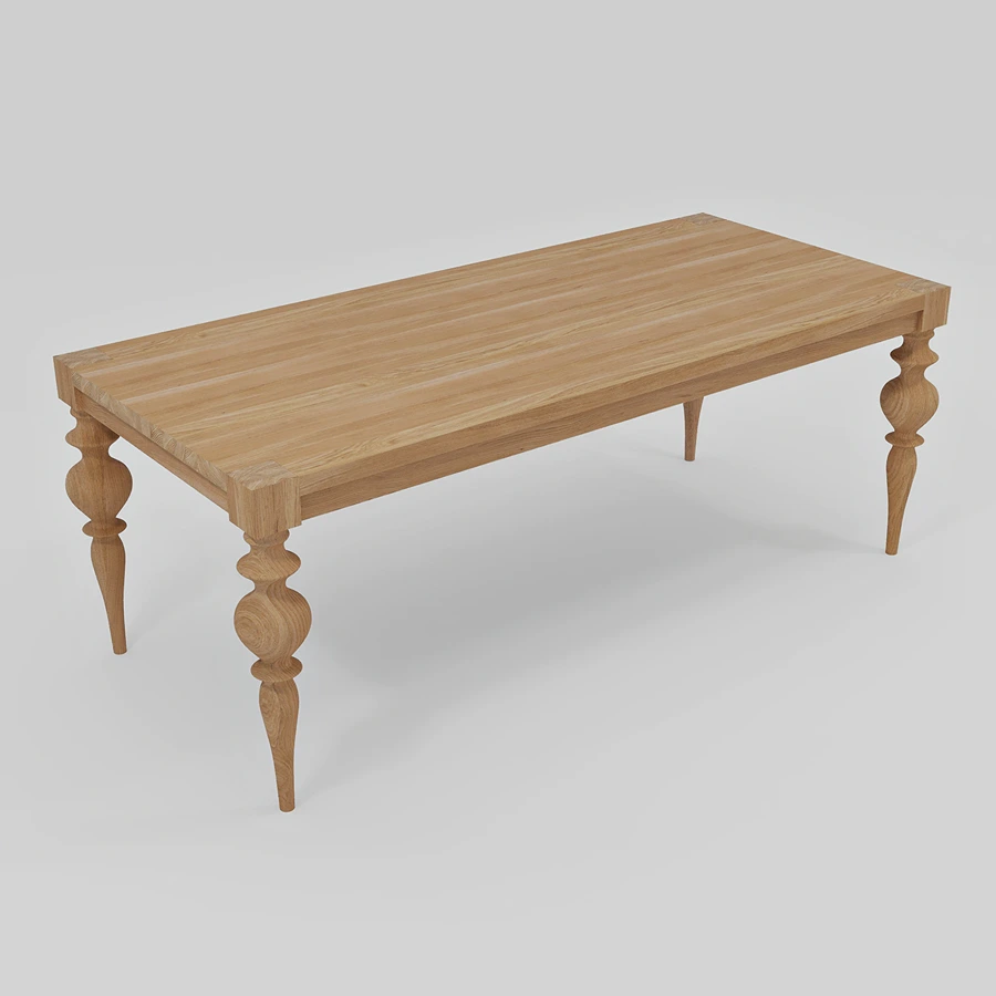 Minimised custom Duke table by Furnilo – modern design, handcrafted with natural wood